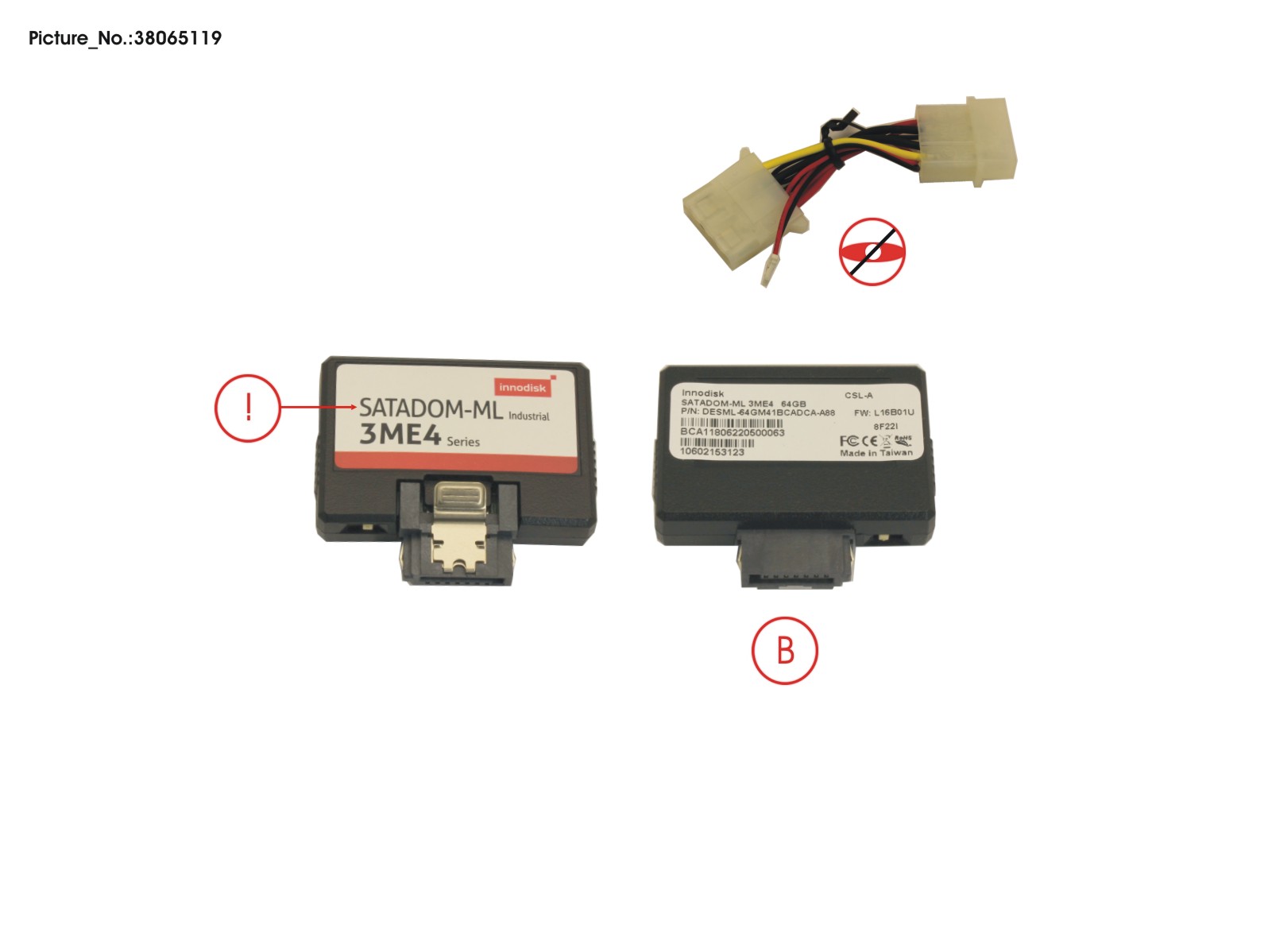 SATADOM 3ME4 64GB 6G V MLC P7