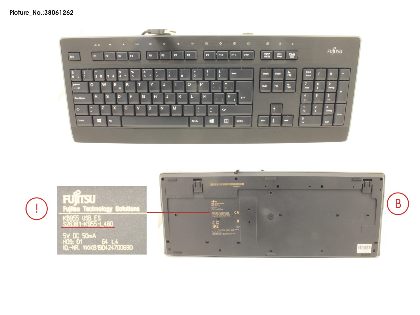 KEYBOARD KB955 USB ES KEYBOARD KB955 USB ES