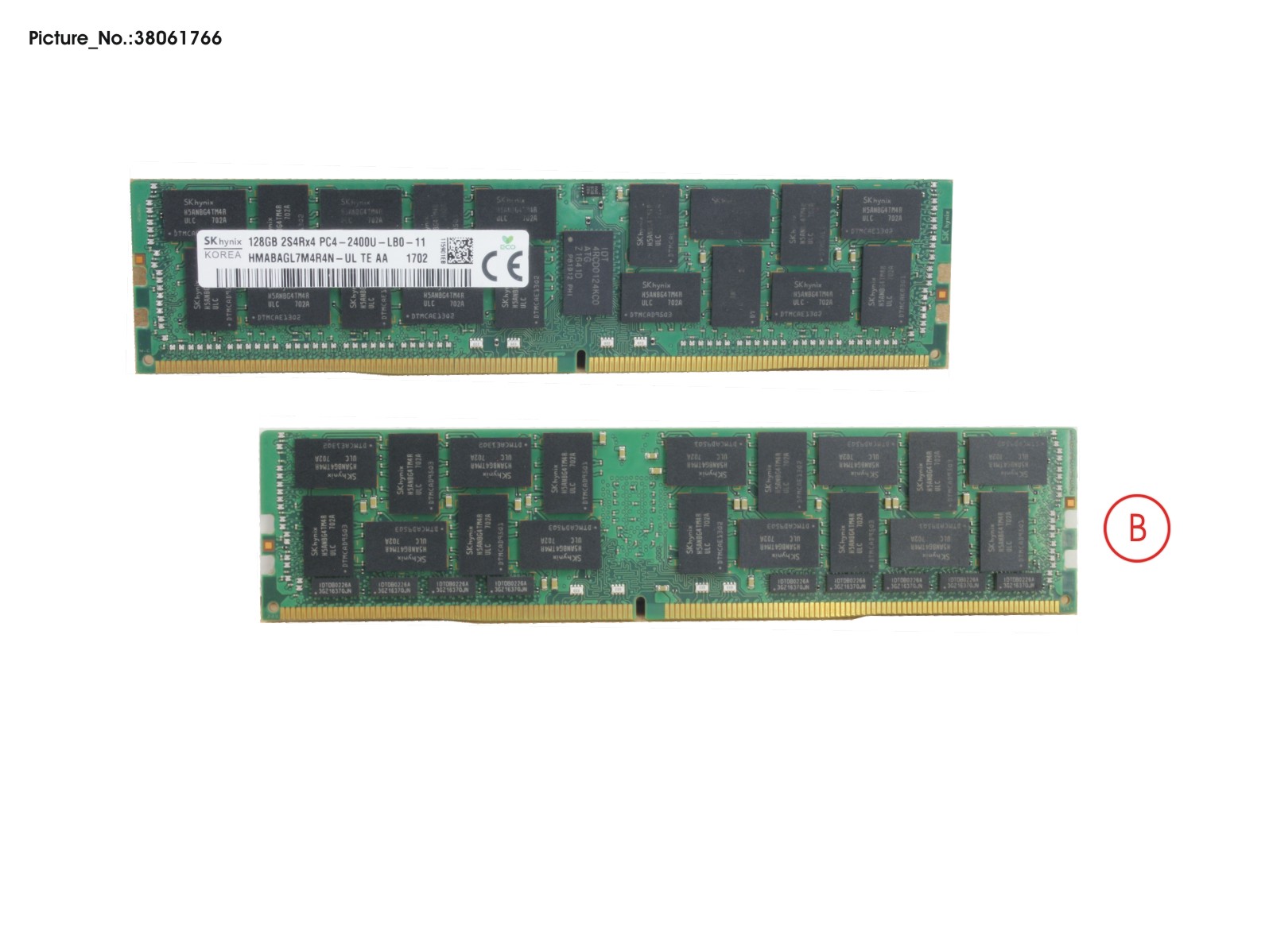 128GB (1X128GB) 8RX4 DDR4-2400 LR ECC 128GB (1X128GB) 8RX4 DDR4-2400 LR ECC