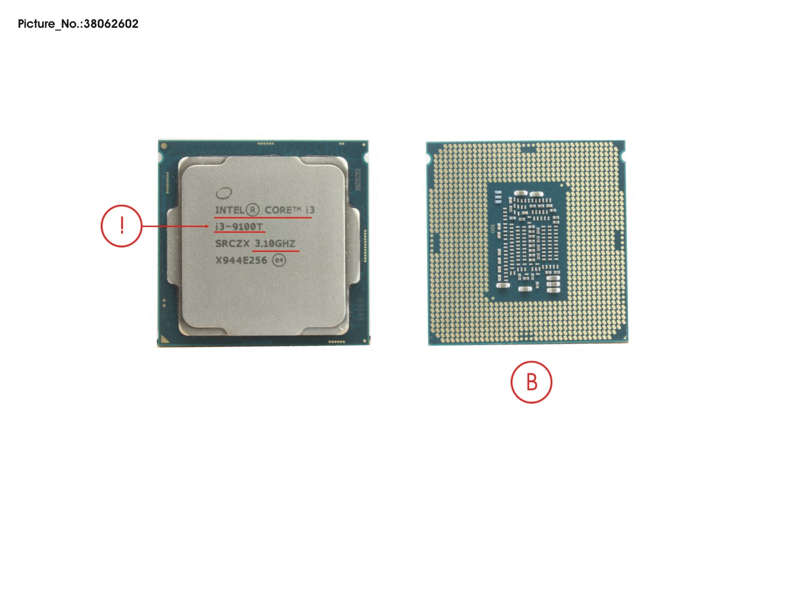 CPU CORE I3-9100T 3.1GHZ 35W