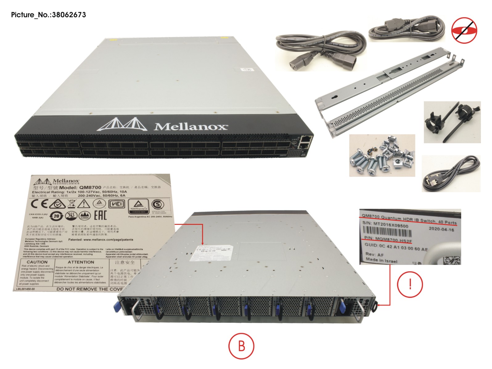 IB SWITCH 40 PORT 200GB MANAGED FA IB SWITCH 40 PORT 200GB MANAGED FA