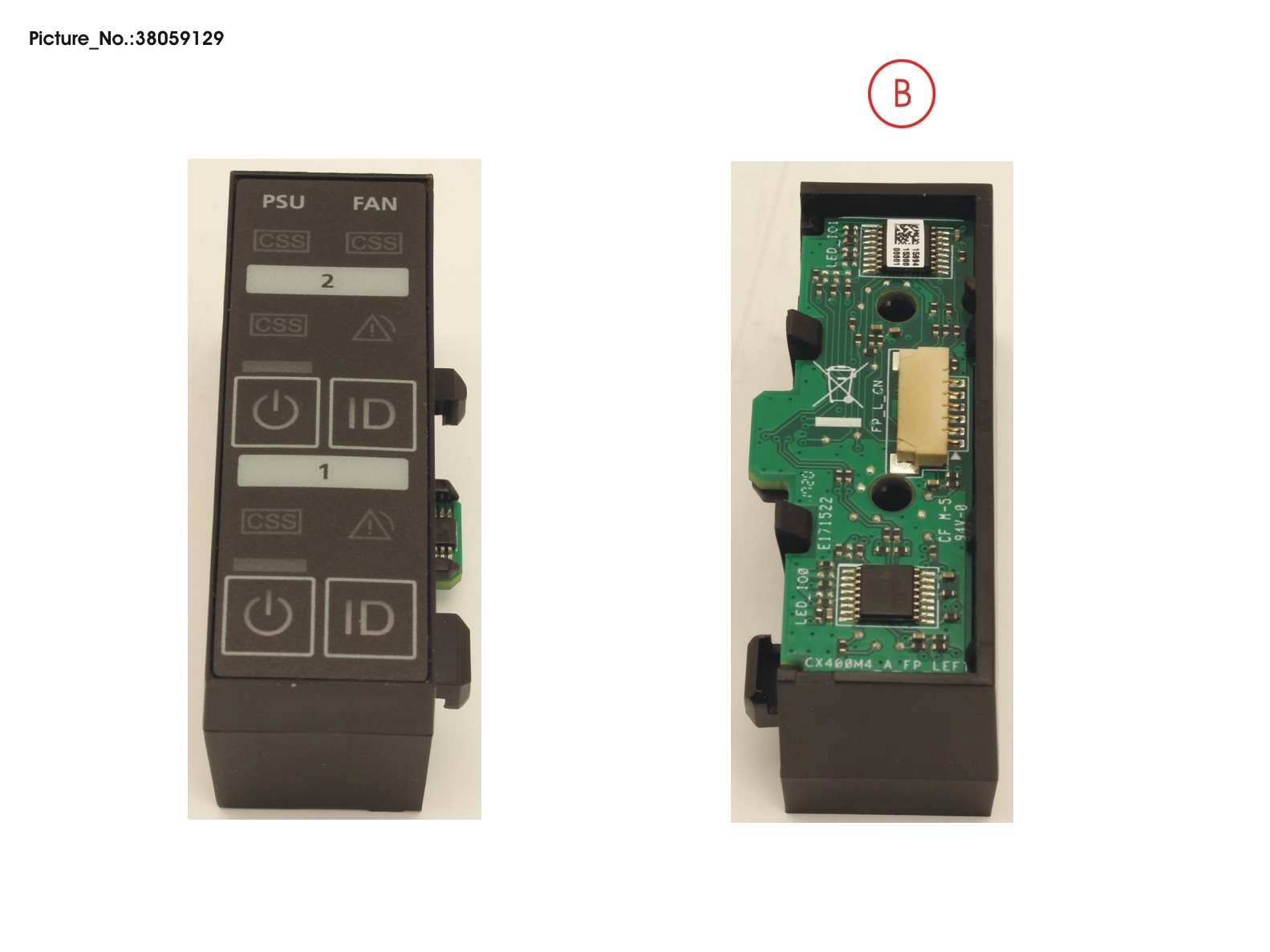 FRONT PANEL (L) 1 ASSY FRONT PANEL (L) 1 ASSY