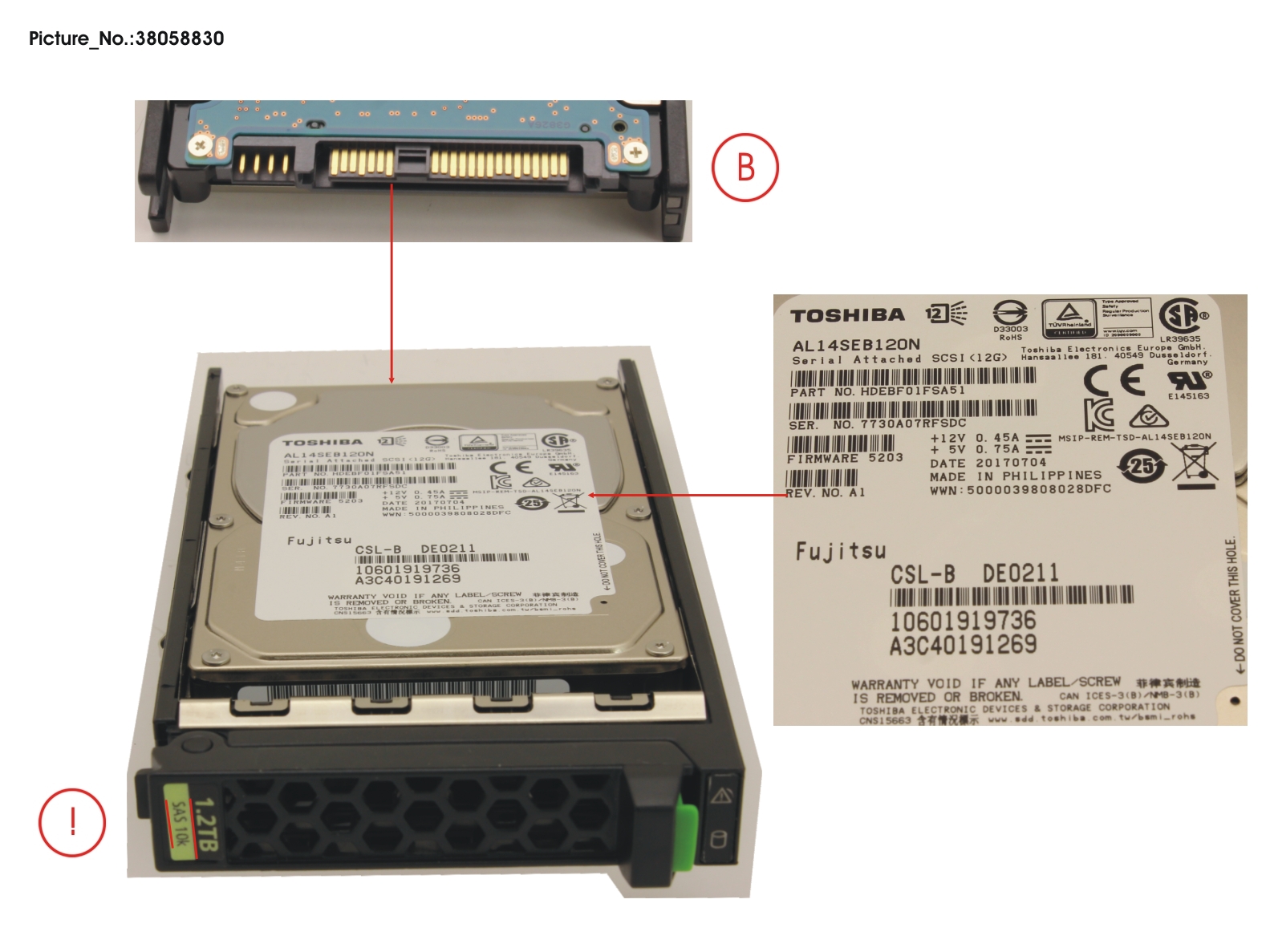 HD SAS 12G 1.2TB 10K 512N HOT PL 2.5 EP