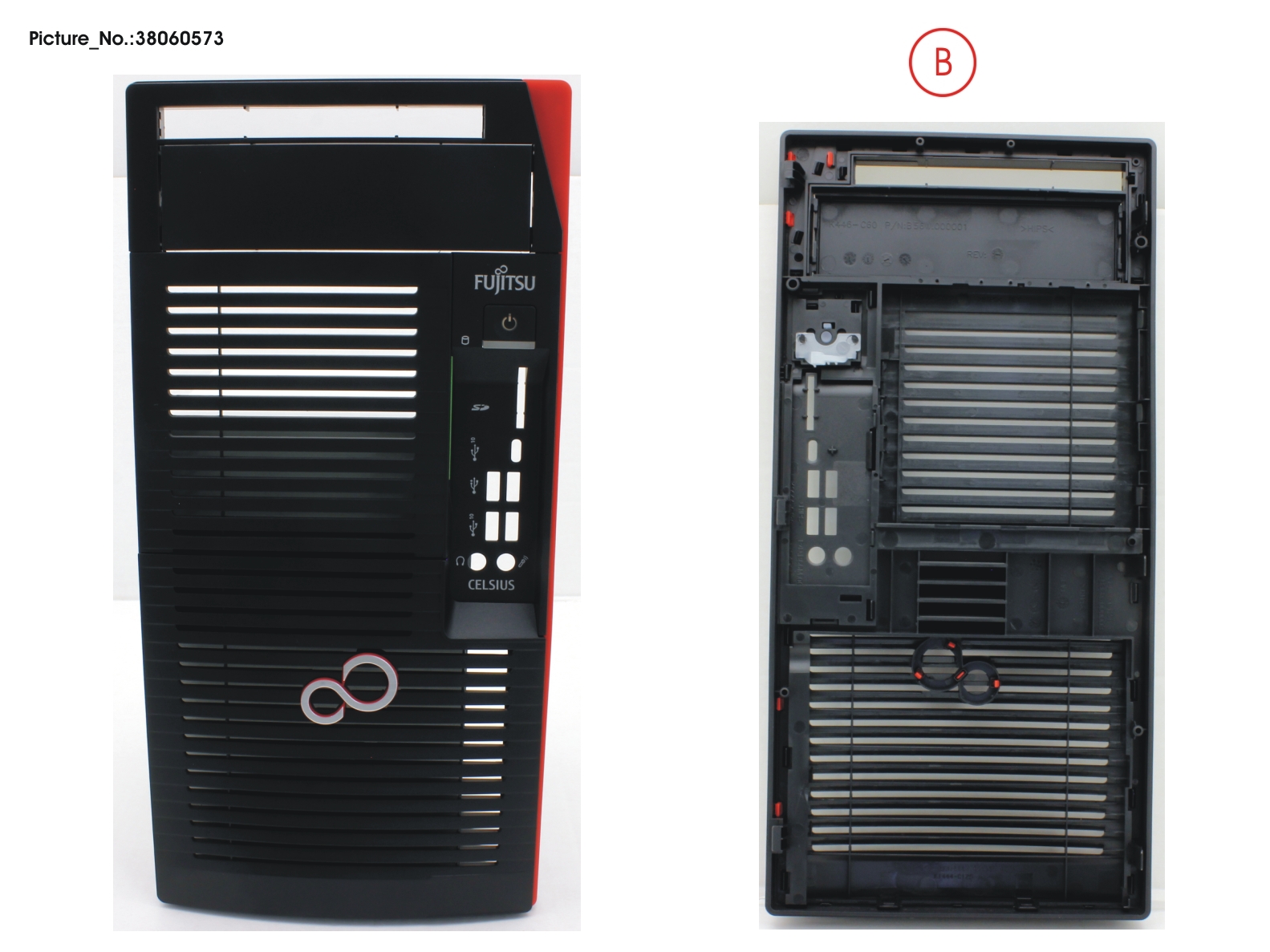 FRONT BEZEL ASSY (PWR) FRONT BEZEL ASSY (PWR)