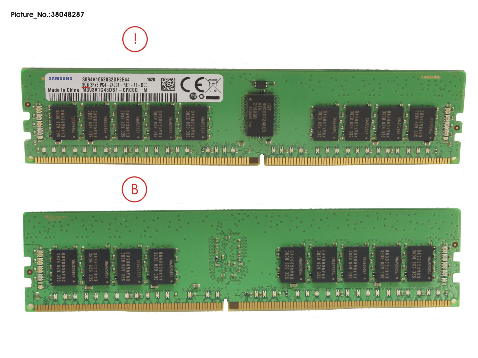 MEMORY 8GB DDR4-2400_R2 RG