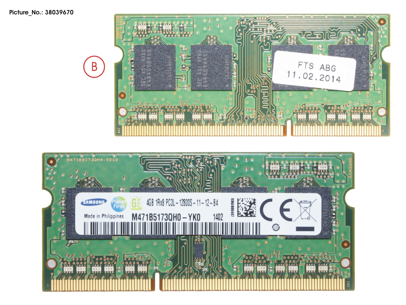 MEMORY 4GB DDR3-1600 SO LV