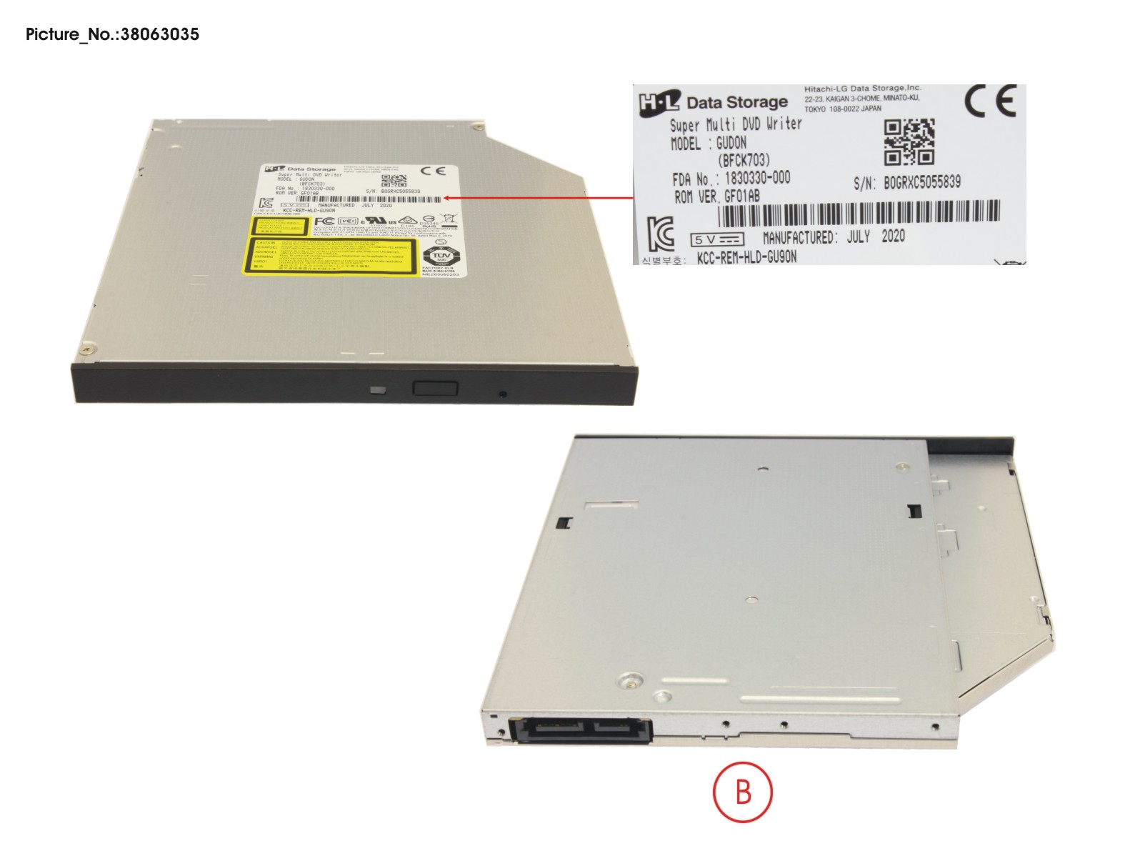 FUJITSU DVD-RW SUPERMULTI ULTRASLIM SATA FUJITSU DVD-RW SUPERMULTI ULTRASLIM SATA