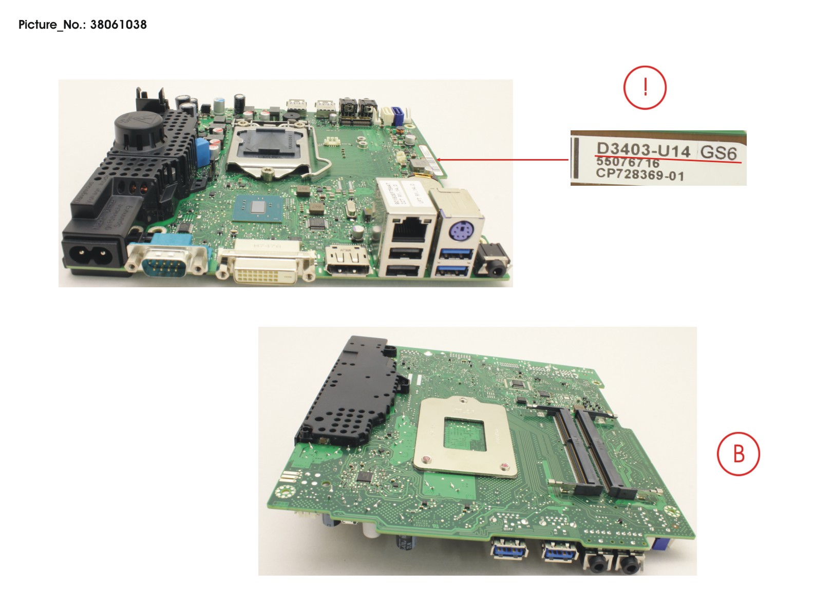 FUJITSU MAINBOARD D3403 (U)