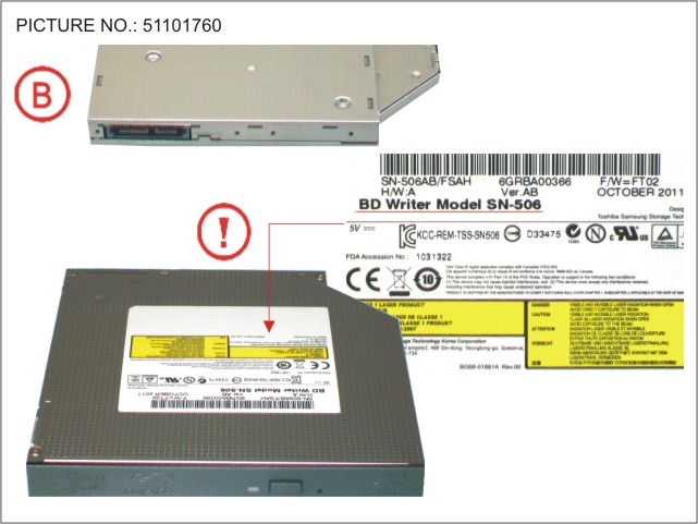 BLU-RAY TRIPLE WRITER SLIMLINE SATA