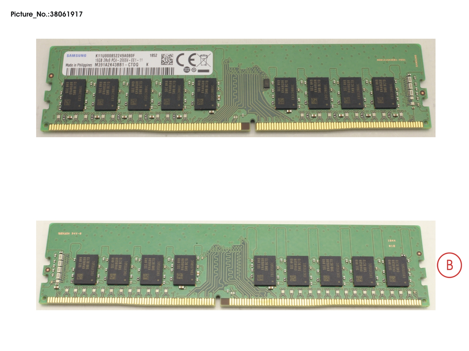 MEMORY 16GB DDR4-2666 ECC