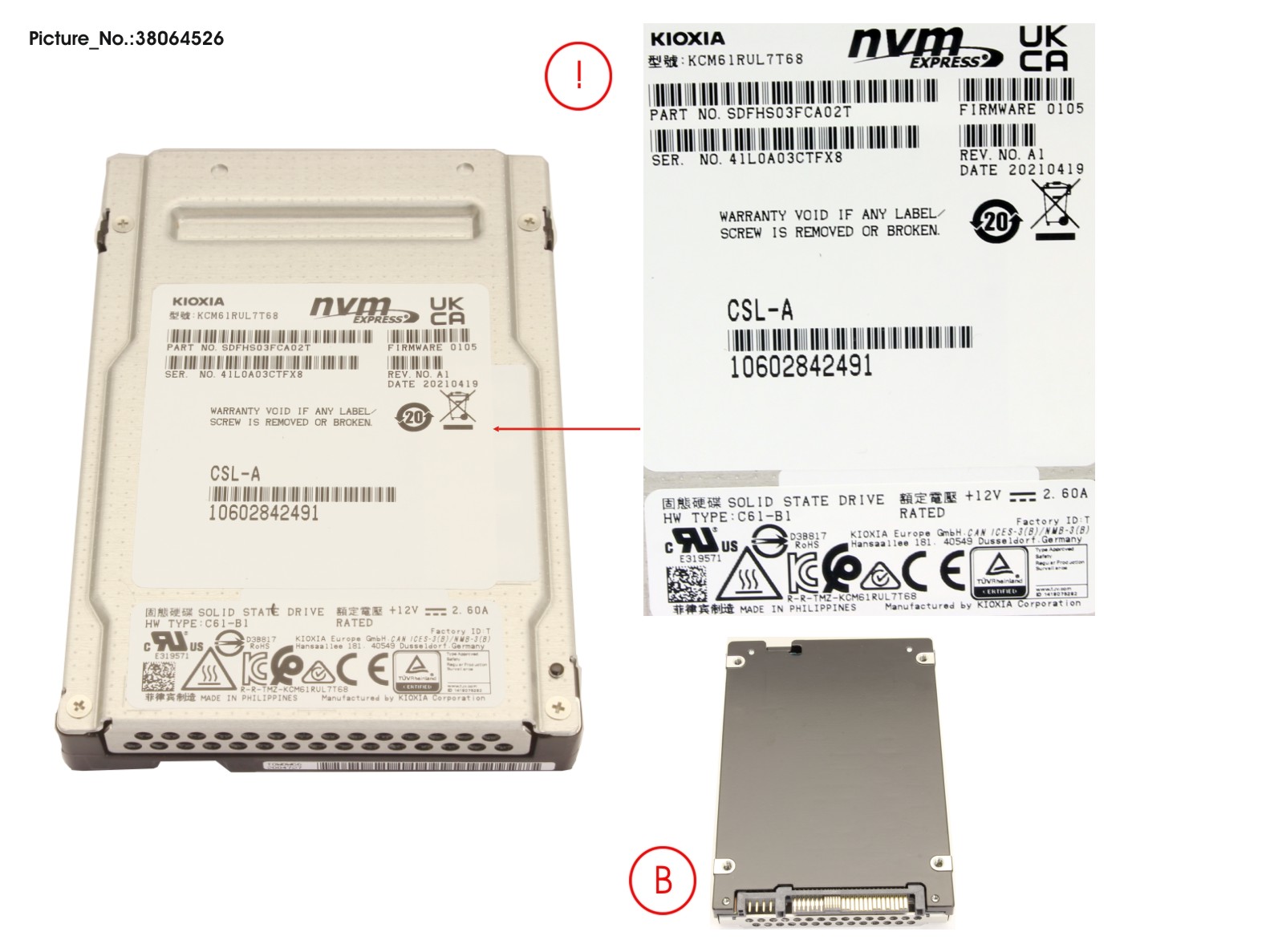 SSD PCIE4 SFF RI 7.68TB