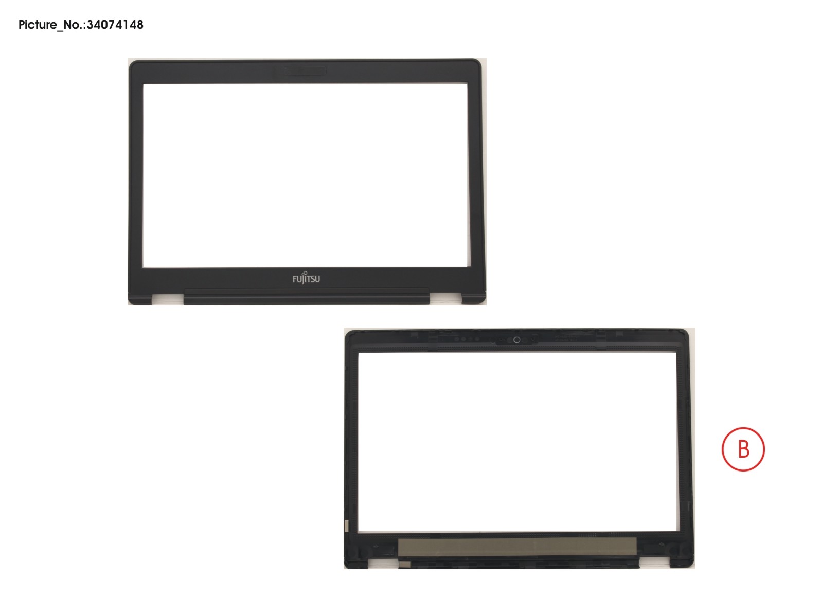 LCD FRONT COVER (FOR FHD W/O CAM/MIC)