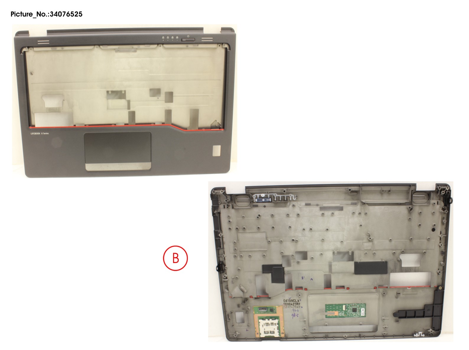 UPPER ASSY W/O SC, W/ FINGERPRINT