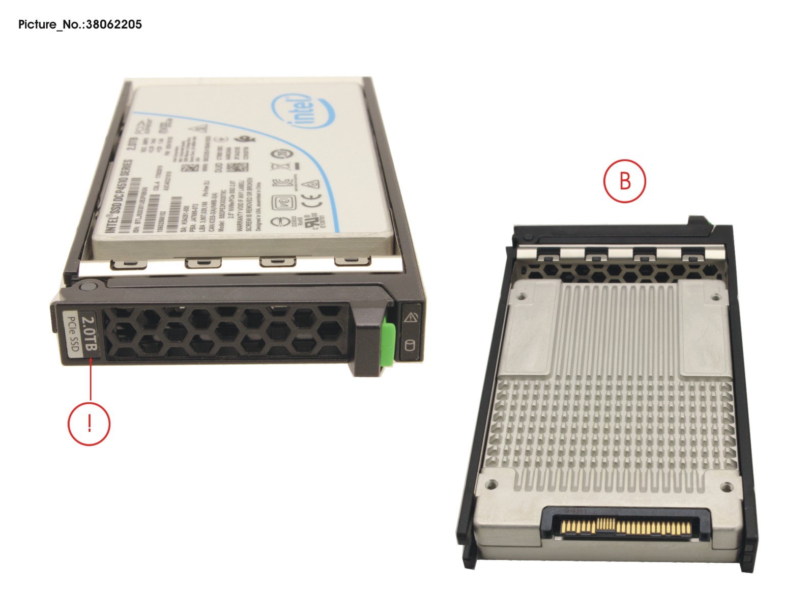 SSD PCIE3 2TB READ-INT. 2.5 H-P EP