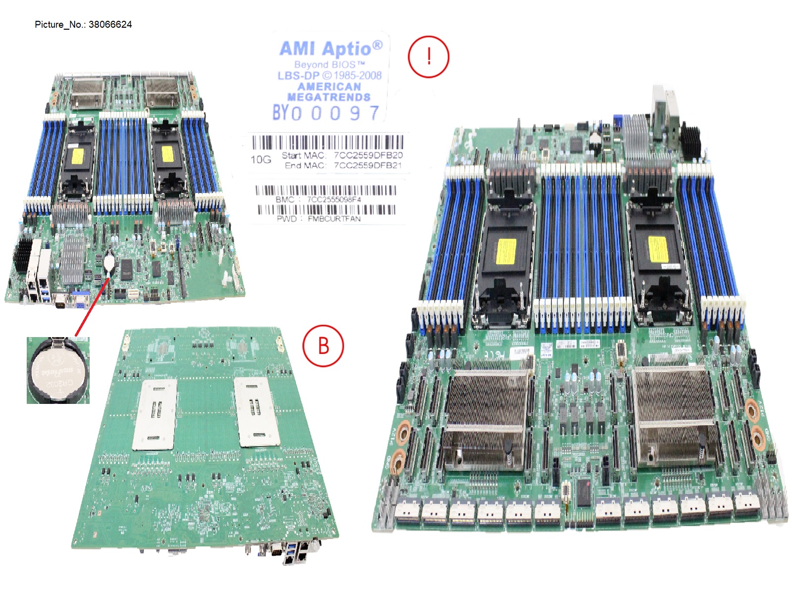 MOTHER BOARD (AIR COOLED)