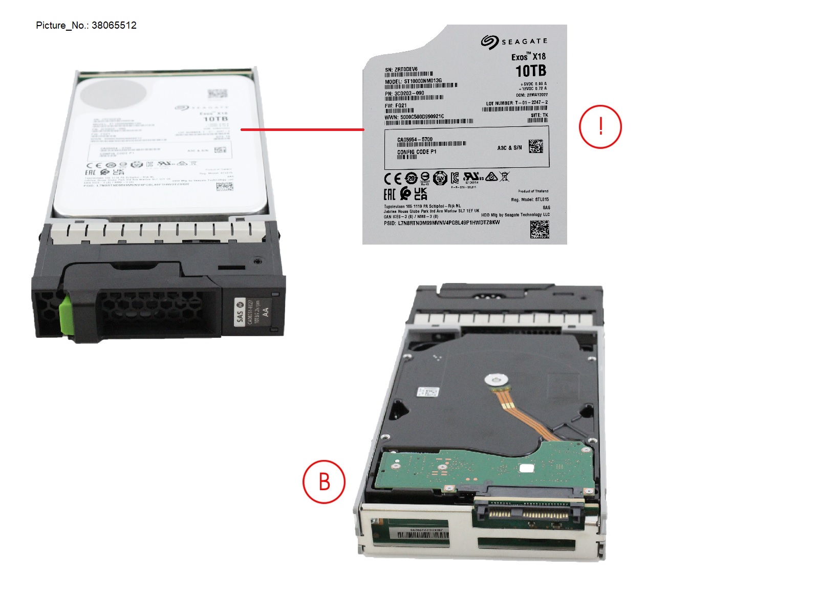 DX NLSAS HD DRIVE 3.5 10TB 7.2K