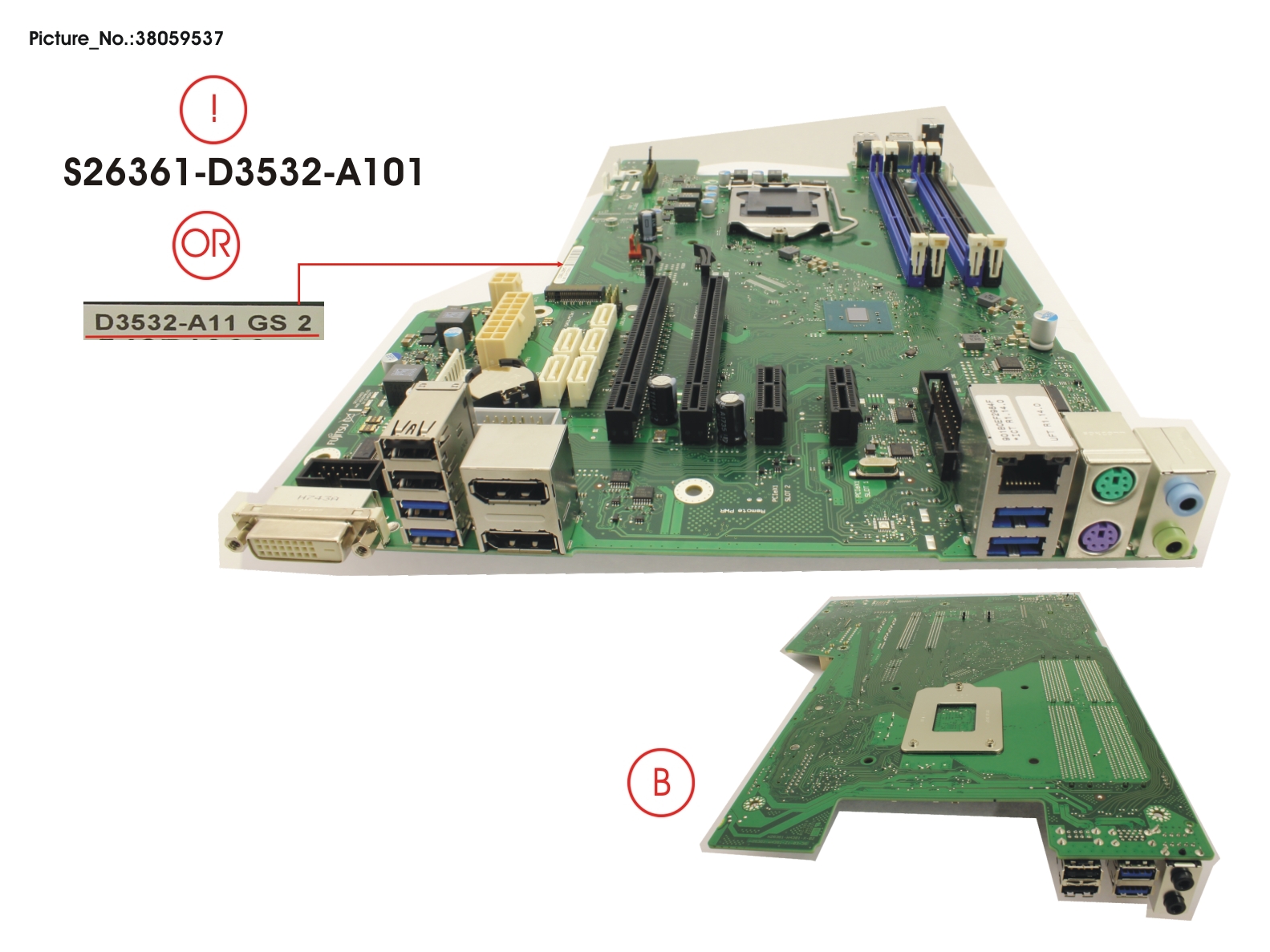 FUJITSU MAINBOARD KABYLAKE Q270