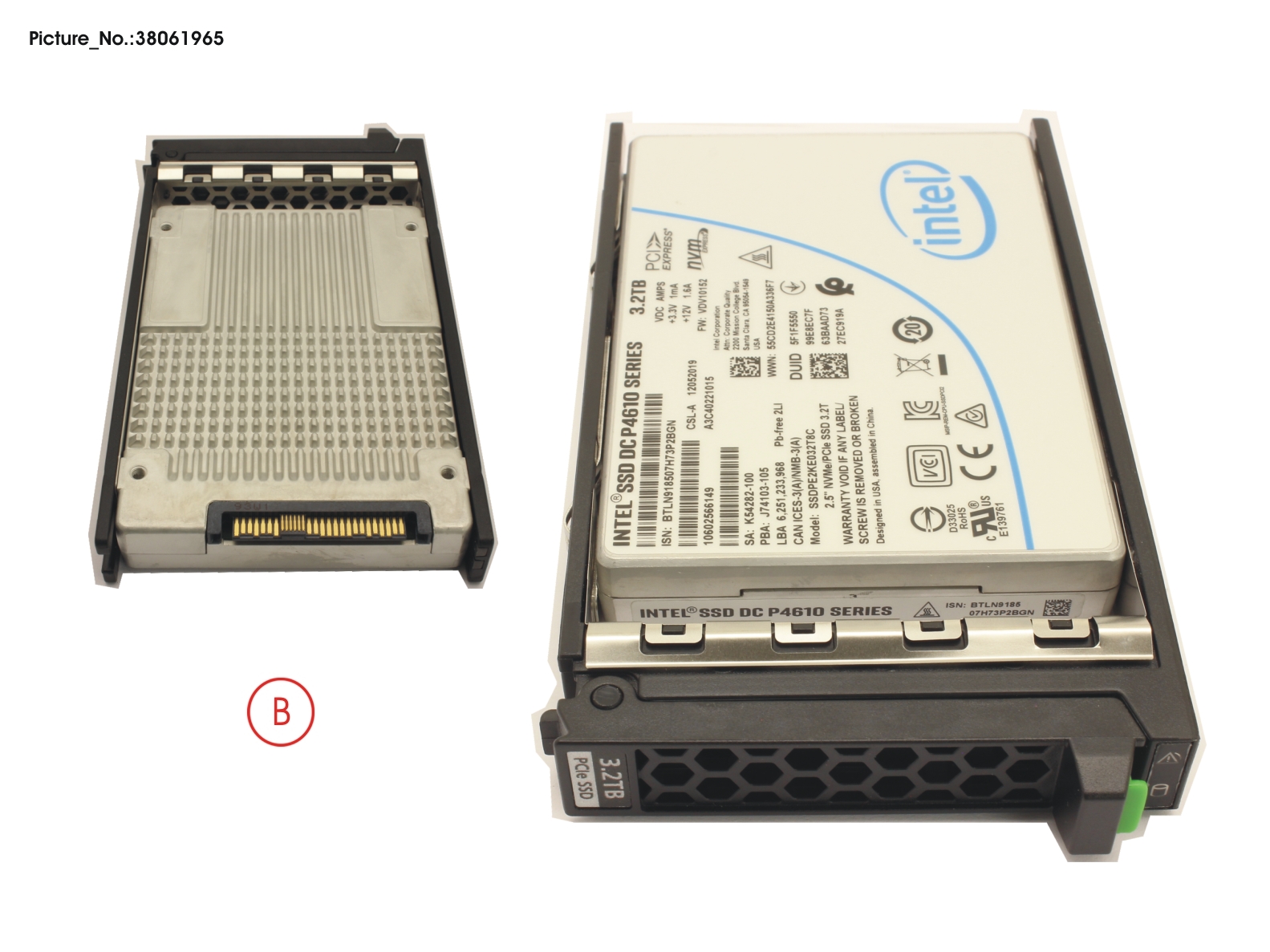 SSD PCIE3 3.2TB MIXED-USE 2.5 H-P EP