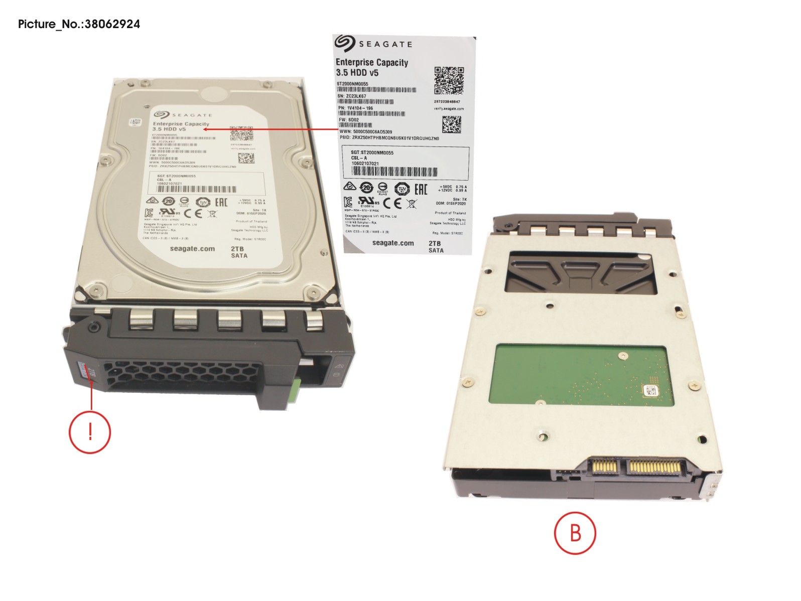 HD SATA 6G 2TB 7.2K HOT PL 3.5 BC HD SATA 6G 2TB 7.2K HOT PL 3.5 BC