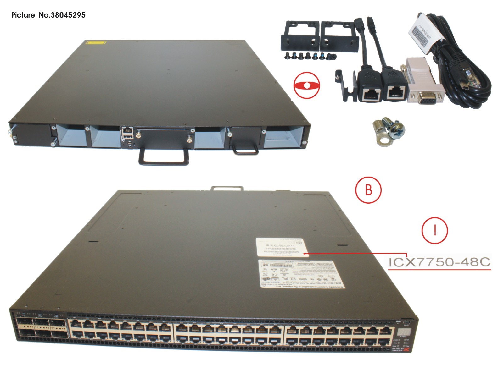 ICX7750-48C,48XRJ45,6XQSFP+ PORTS,1XM-SL