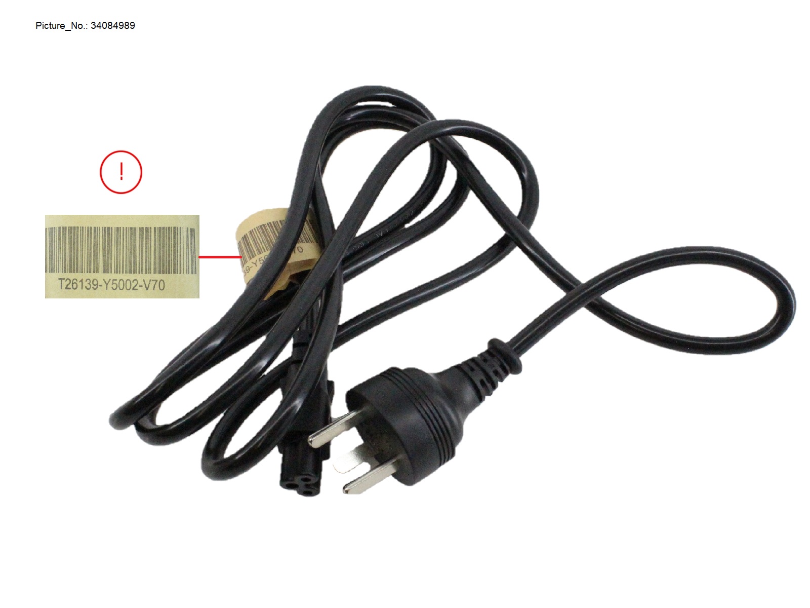 CABLE POWER (DK) 3P C5 1,8M CABLE POWER (DK) 3P C5 1,8M