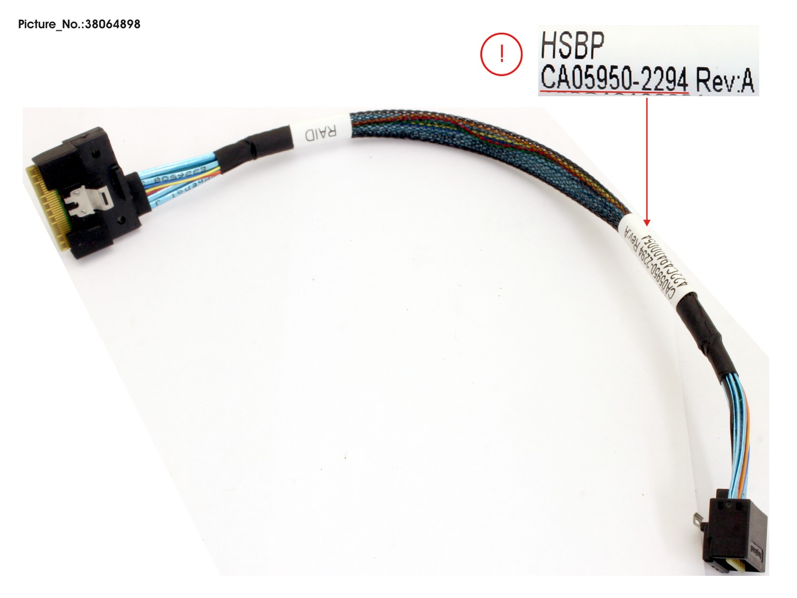 SLIM SAS X4 RAID CARD TO HSBP (COUGAR 6)