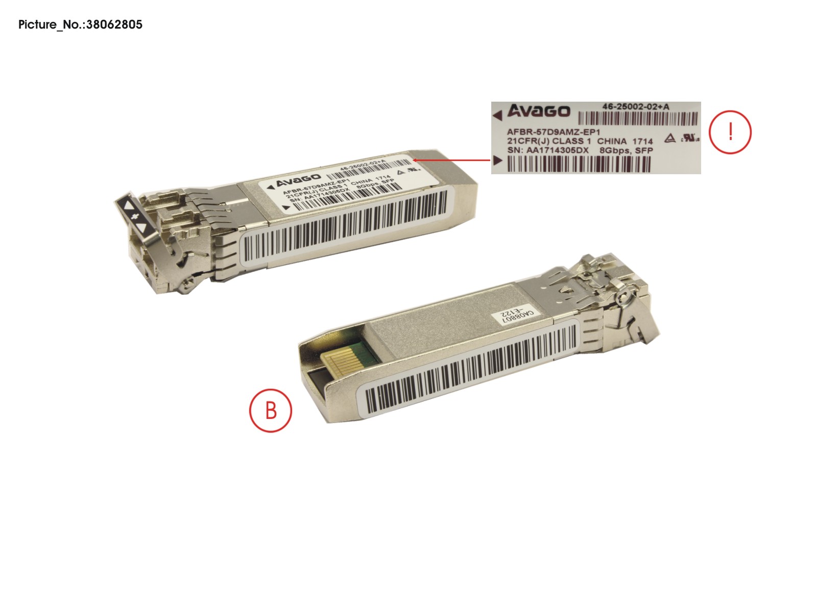 SFP+ 8GB FC SFP+ 8GB FC