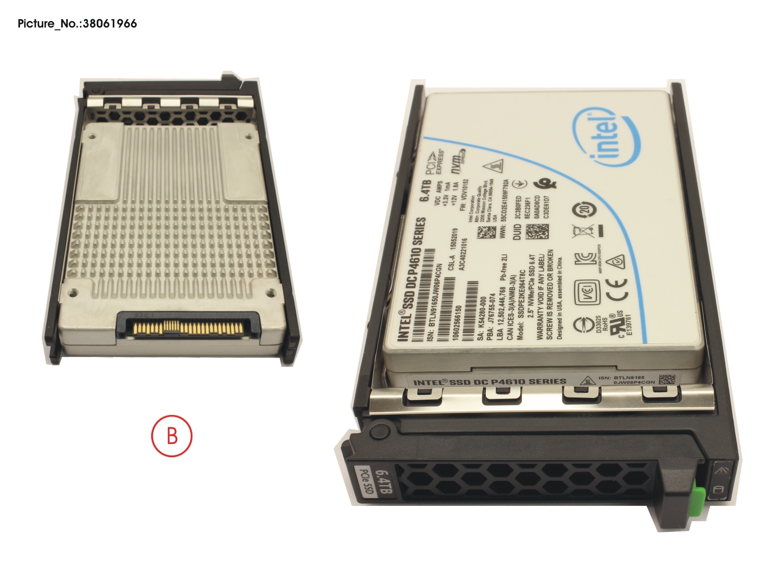 FUJITSU SSD PCIE3 6.4TB MIXED-USE 2.5" H-P EP