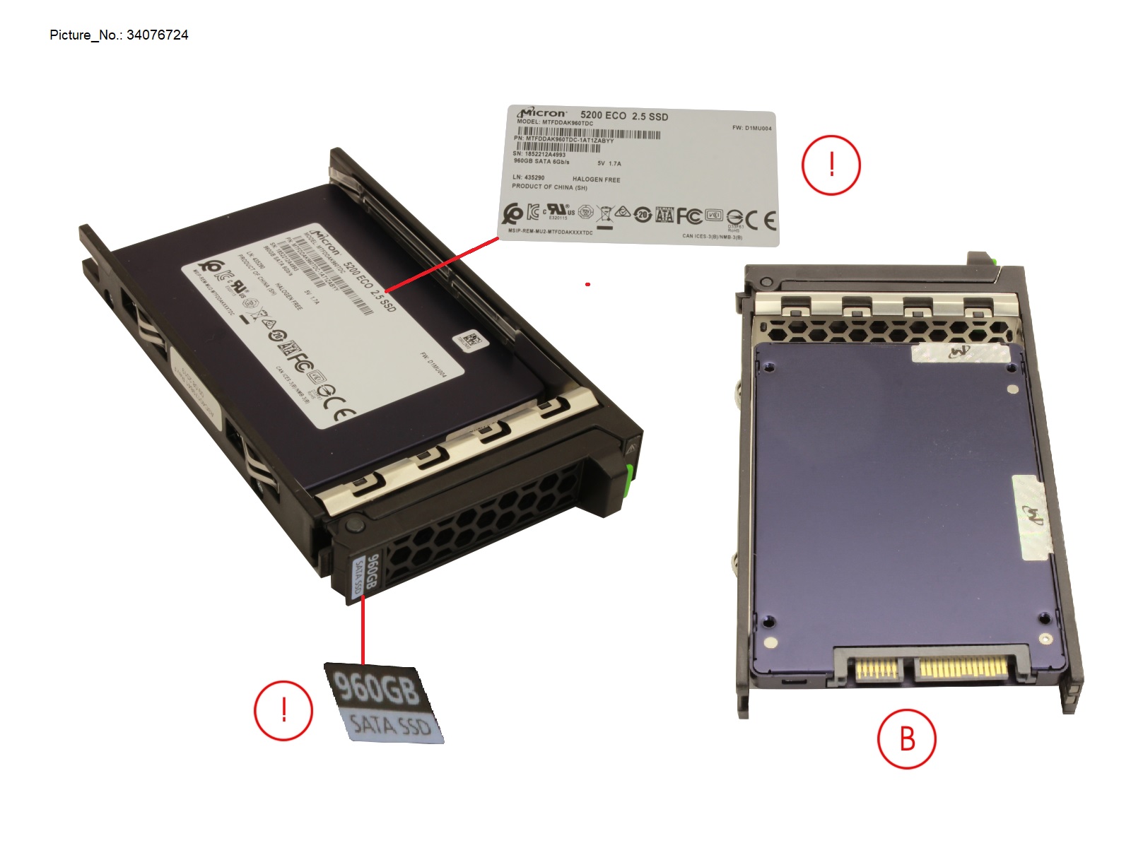 SSD SATA 6G 960GB READ-INT. 2.5 H-P EP SSD SATA 6G 960GB READ-INT. 2.5 H-P EP