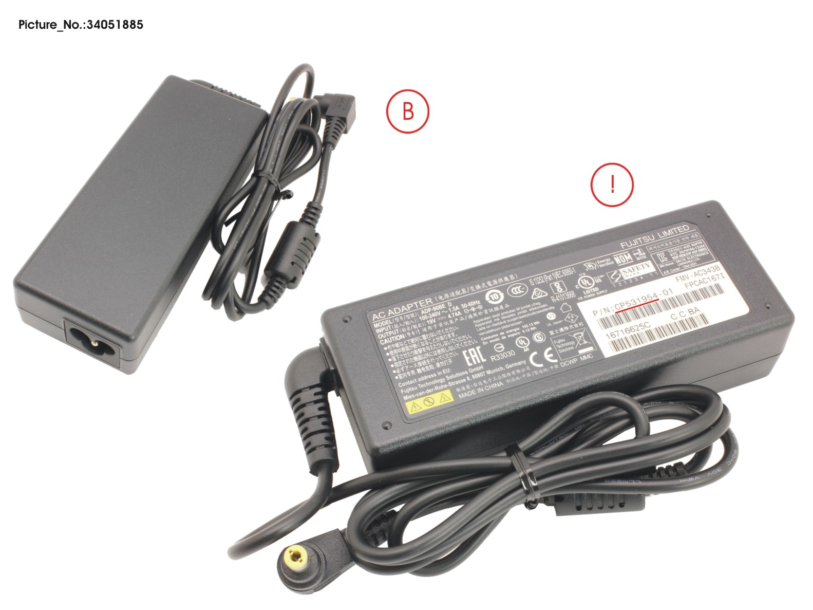 AC-ADAPTER 19V 90W (3-PIN) AC-ADAPTER 19V 90W (3-PIN)