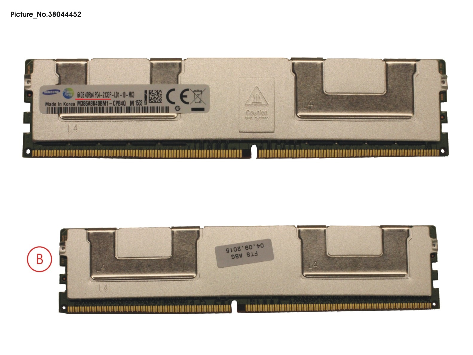 64GB (1X64GB)4RX4 DDR4-2133 LR ECC
