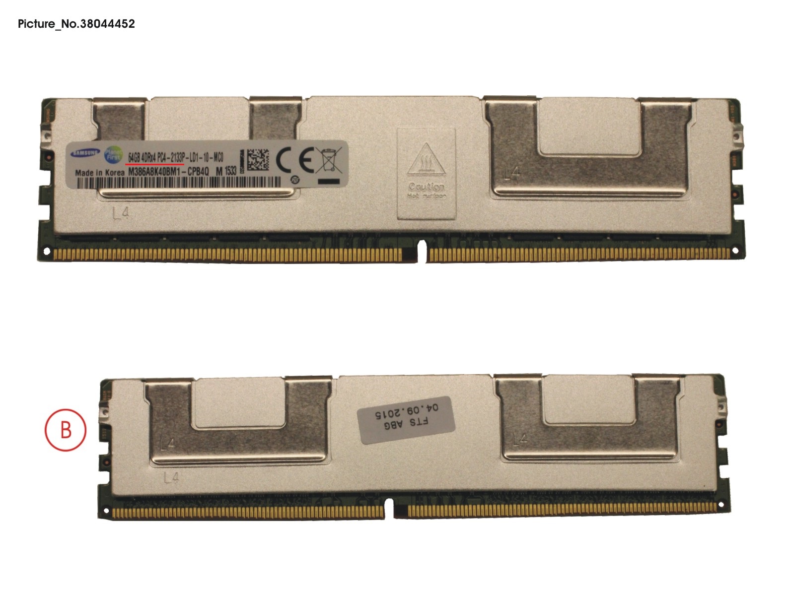 64GB (1X64GB)4RX4 DDR4-2133 LR ECC