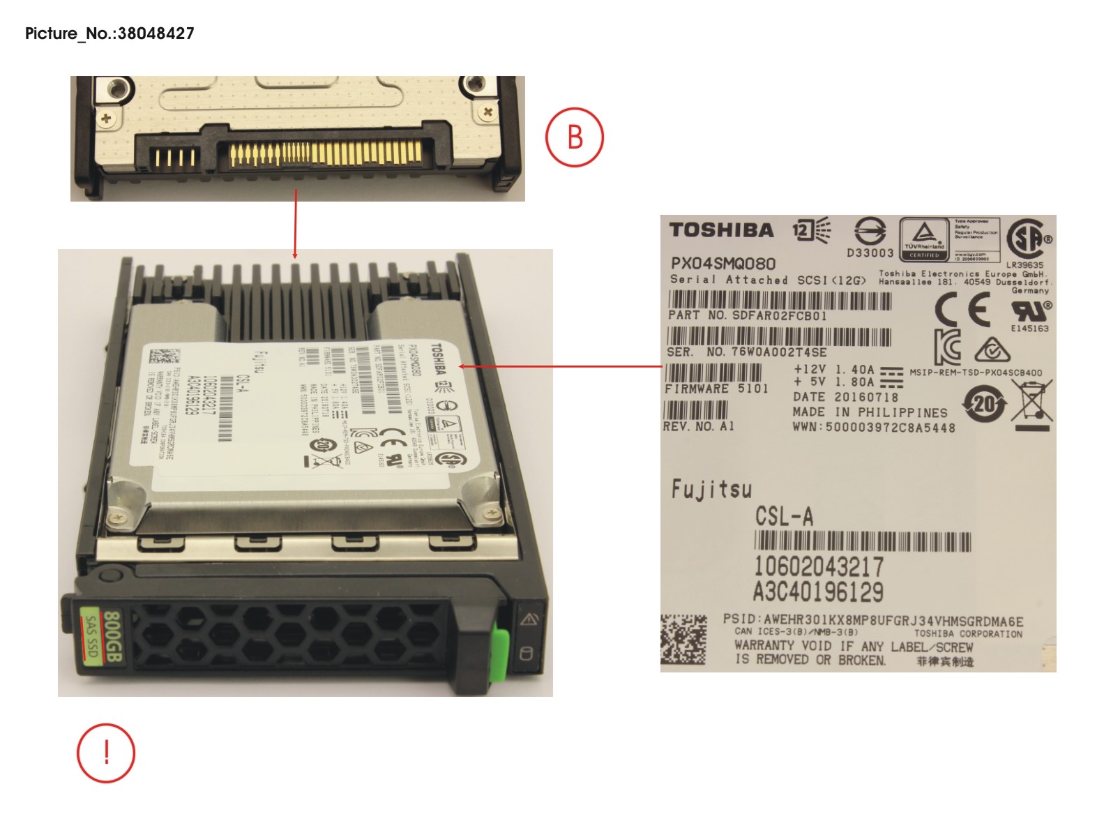 SSD SAS 12G 800GB WRITE-INT 2.5 SED H-P