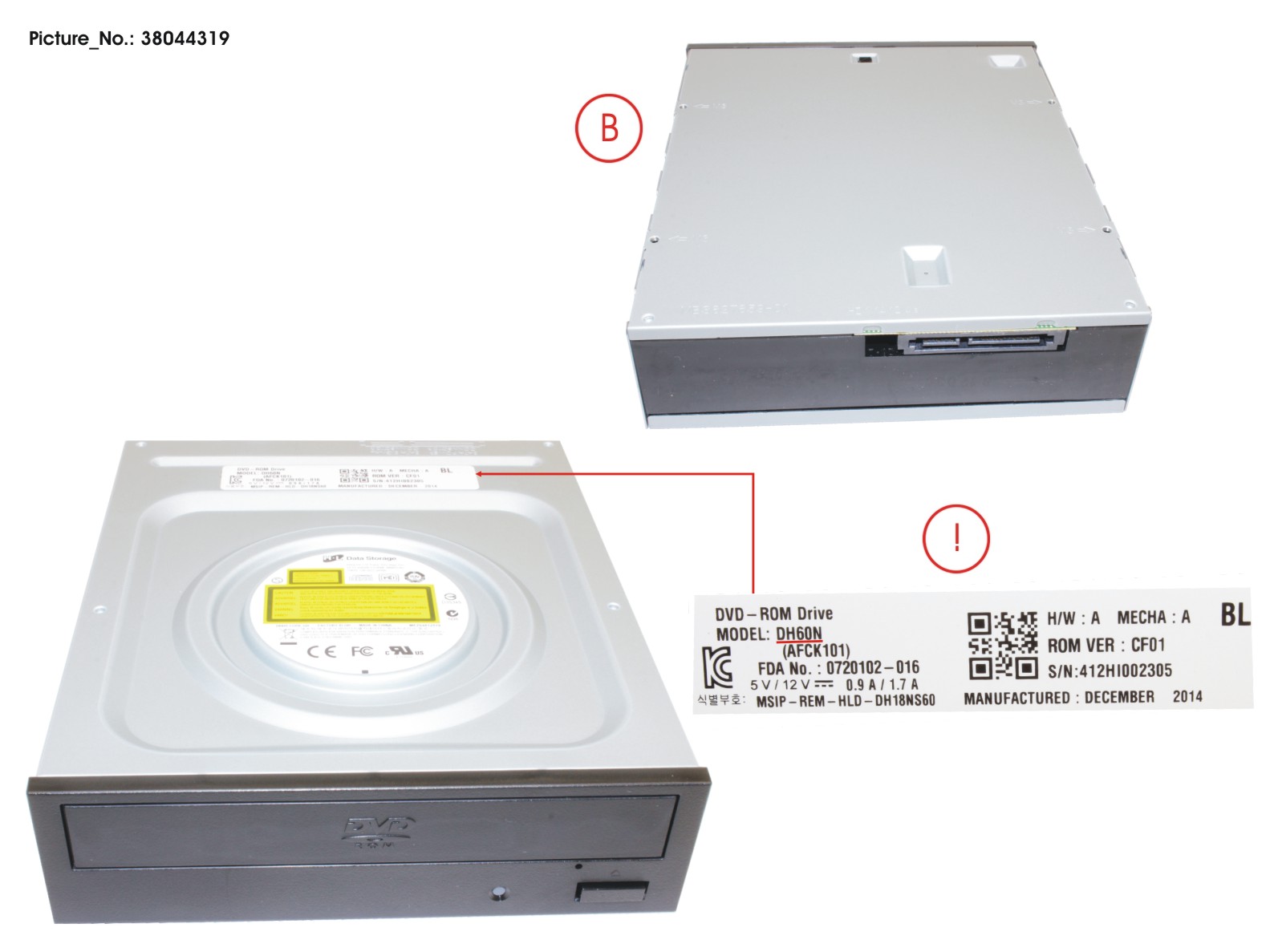 SATA DVD-ROM HH