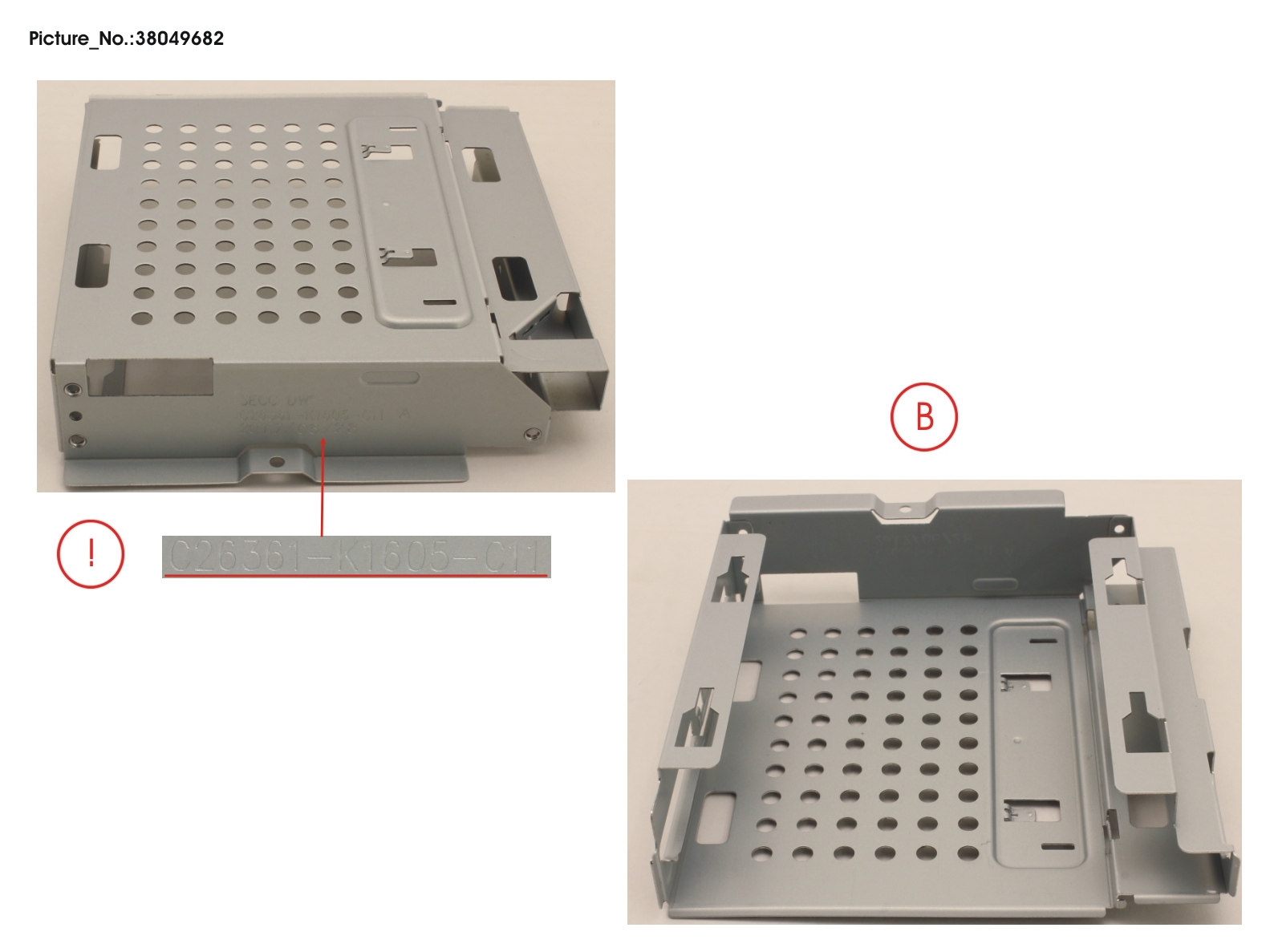 FUJITSU SIDE ODD SUPPORT BRACKET