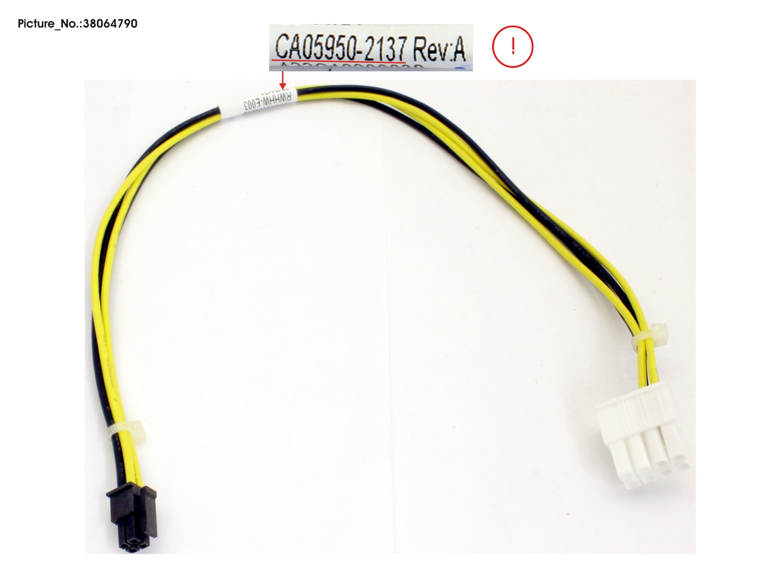 POWER REAR 2X2.5 BP CABLE (MB TO 2XRHSBP POWER REAR 2X2.5 BP CABLE (MB TO 2XRHSBP