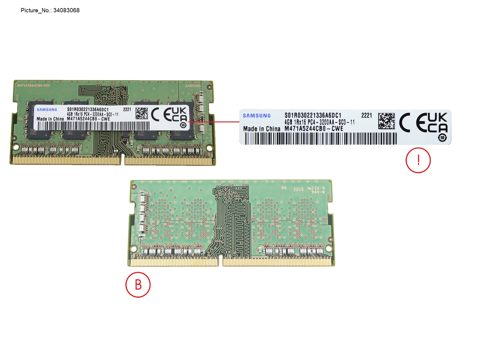 MEMORY 4GB DDR4-3200 SO