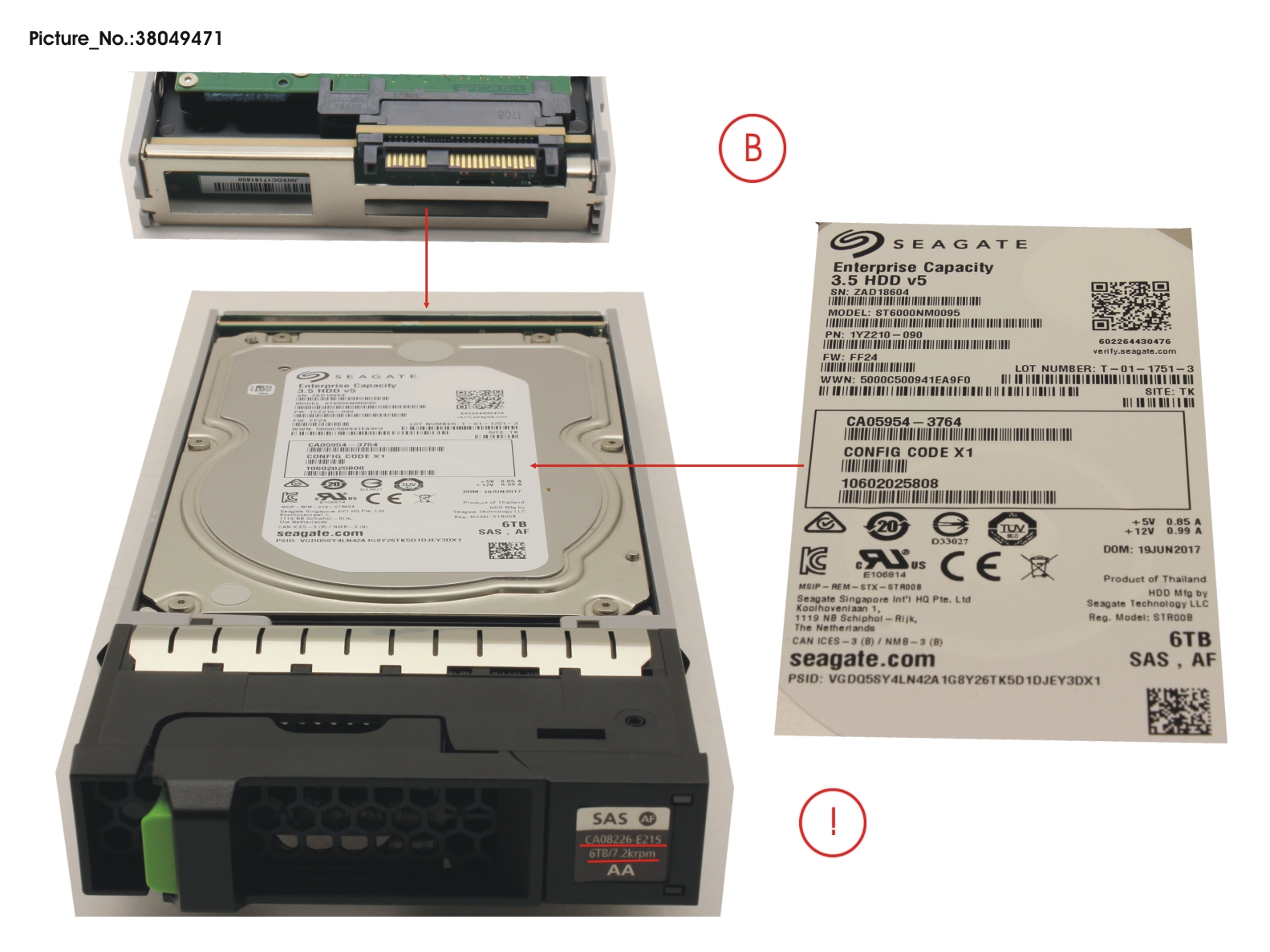 DX S4 HD DRIVE 3.5 6TB 7.2K