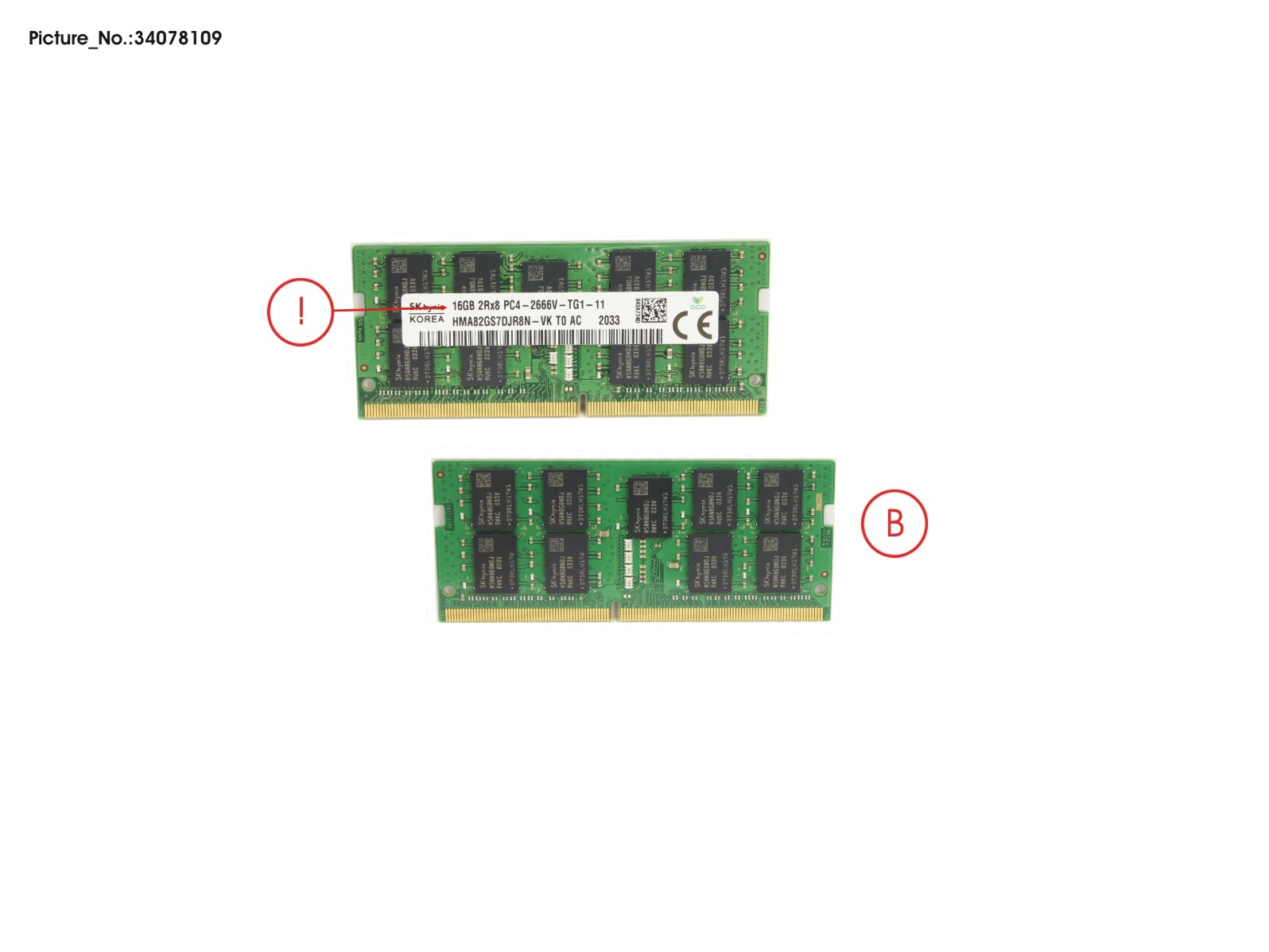 MEMORY 16GB DDR4-2666 W/ECC