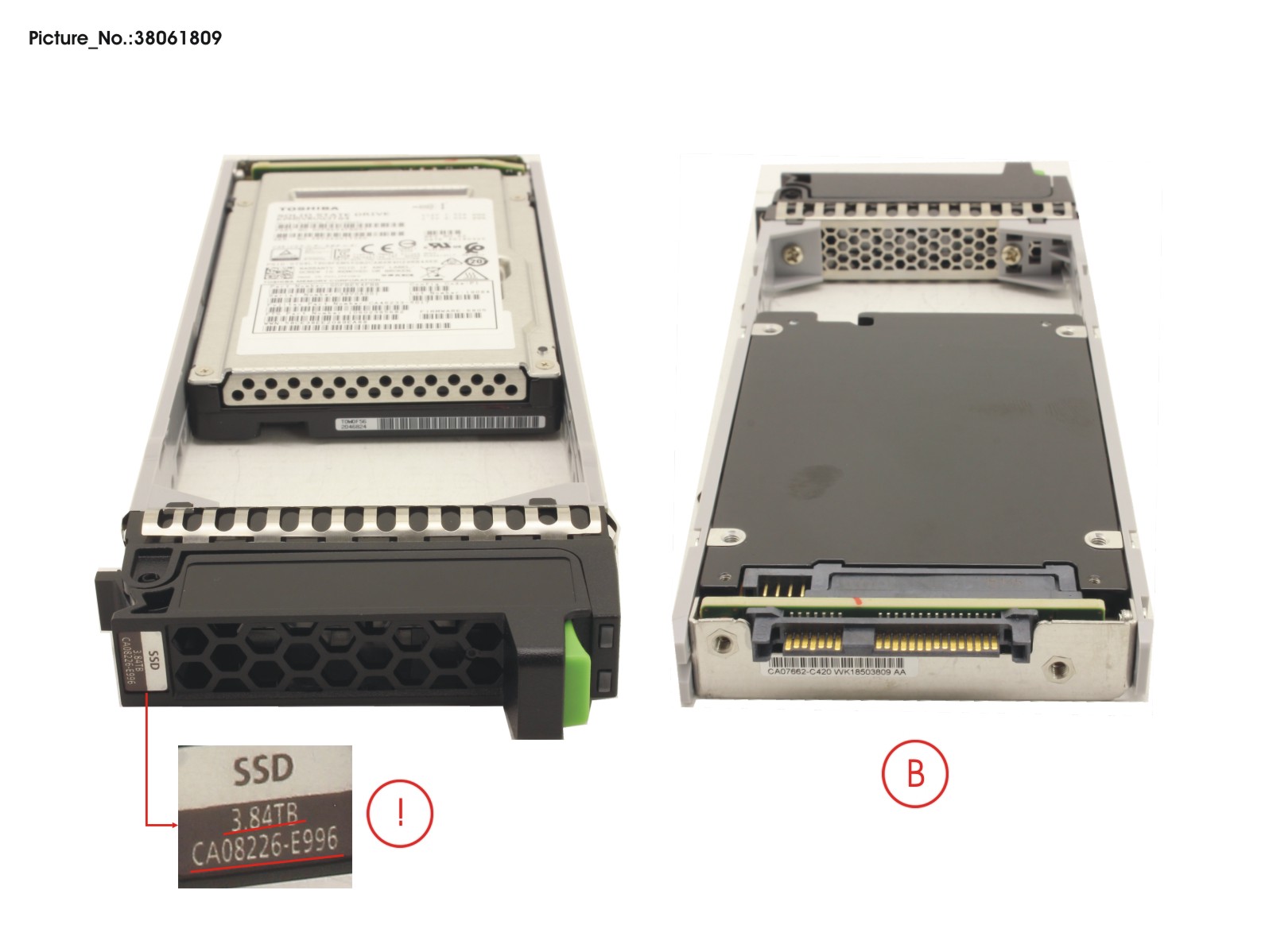 DX S3/S4 SED SSD 2.5 3.84TB DWPD1 12G