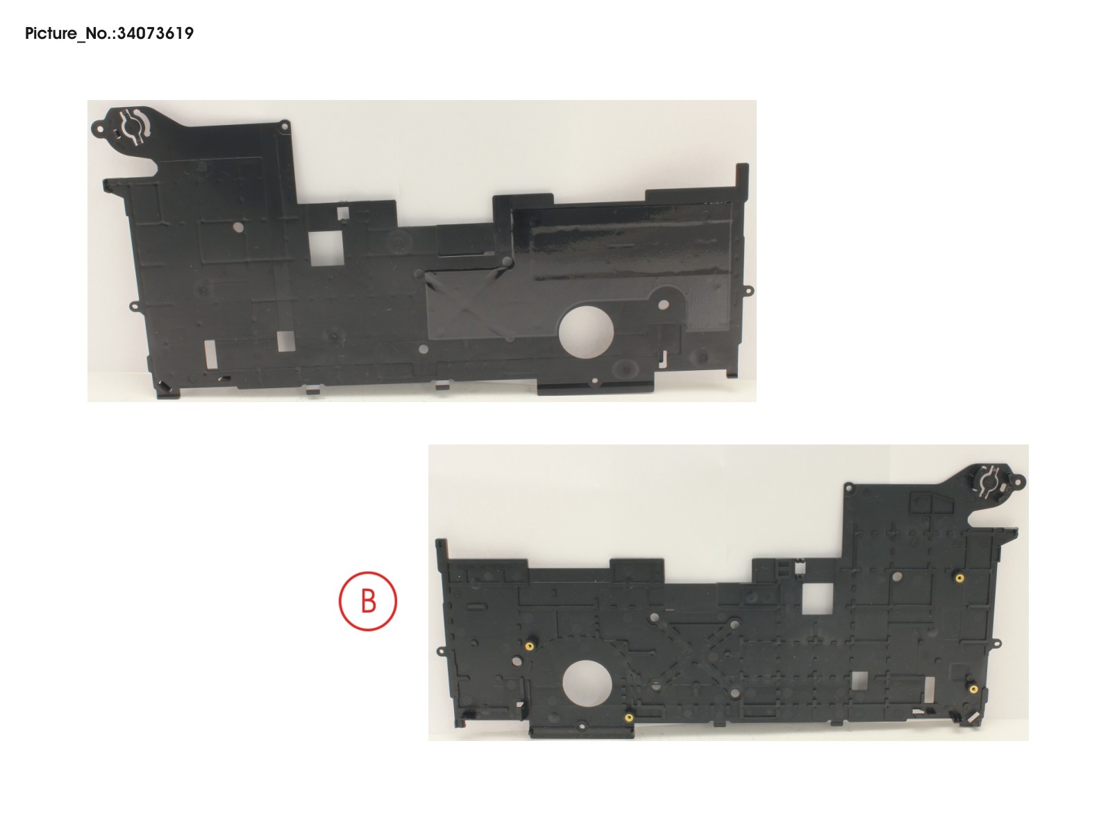 FRAME FOR KEYB. W/O SIM SHEET,LOCK