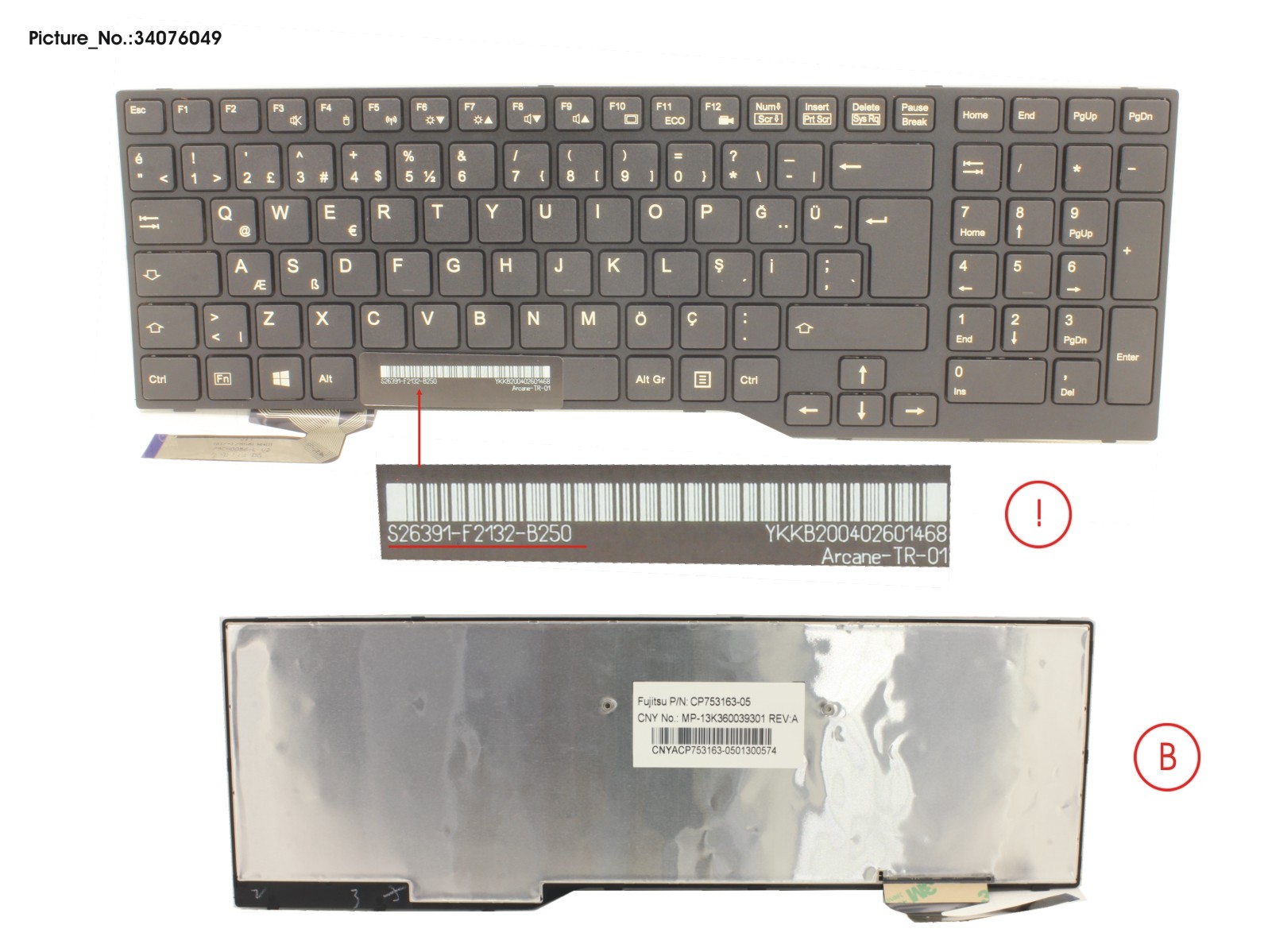 KEYBOARD TURKEY (BLACK)