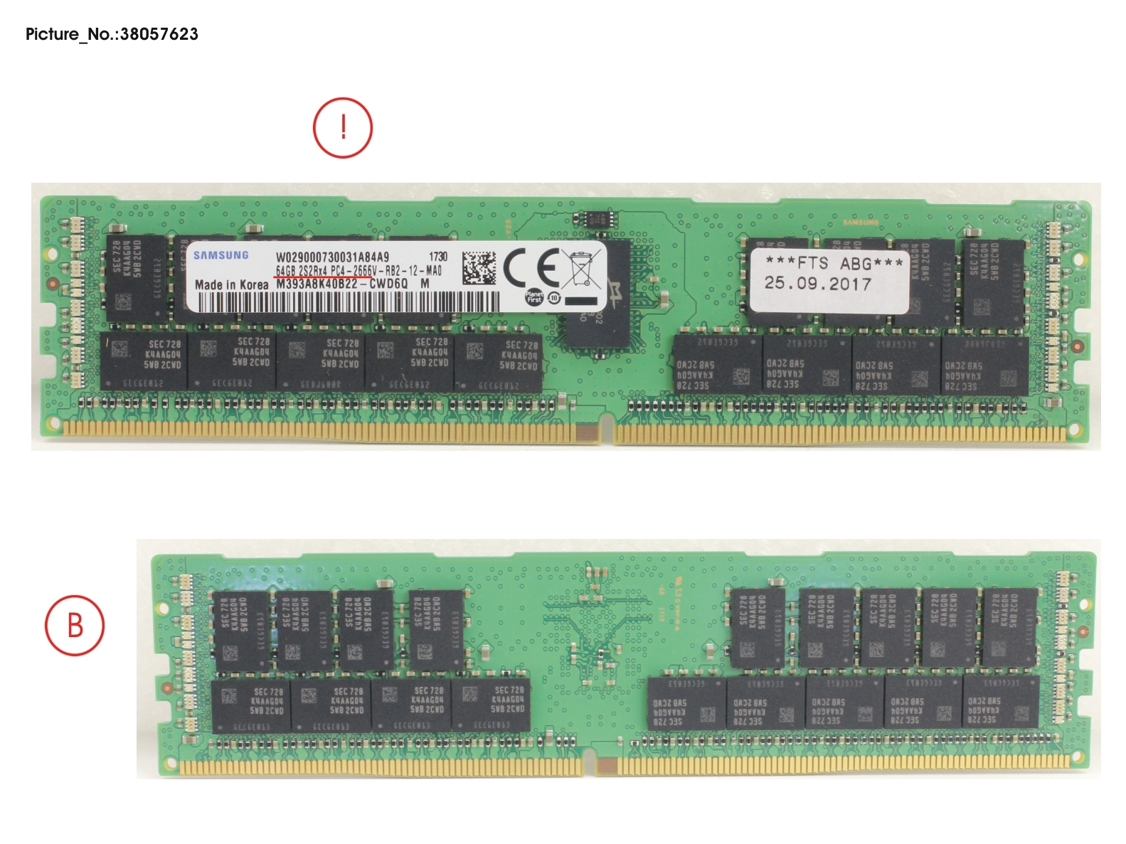 64GB (1X64GB) 4RX4 DDR4-2666 3DS ECC
