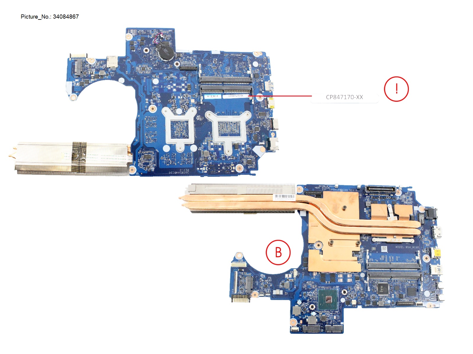 MAINBOARD ASSY I7-8850H N18P-Q1 (PRVD)