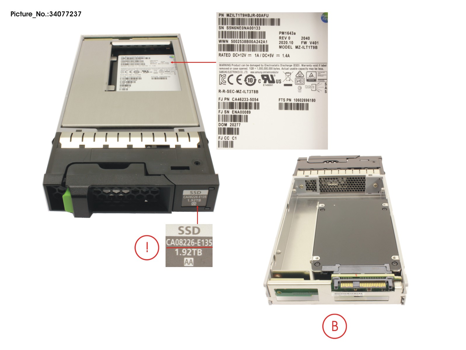 DX S4 MLC SSD SAS 3.5 1.92TB 12G
