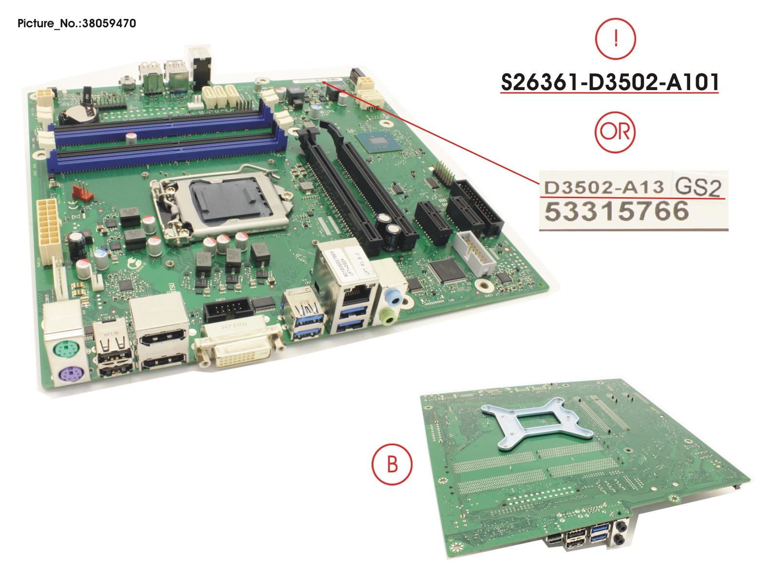 FUJITSU MAINBOARD D3502A