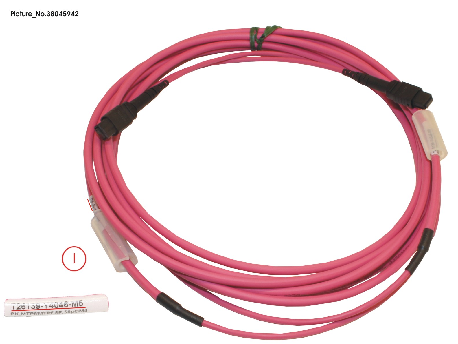 FIBER CABLE MTP/MTP 5M CROSSOVER, MMF FIBER CABLE MTP/MTP 5M CROSSOVER, MMF