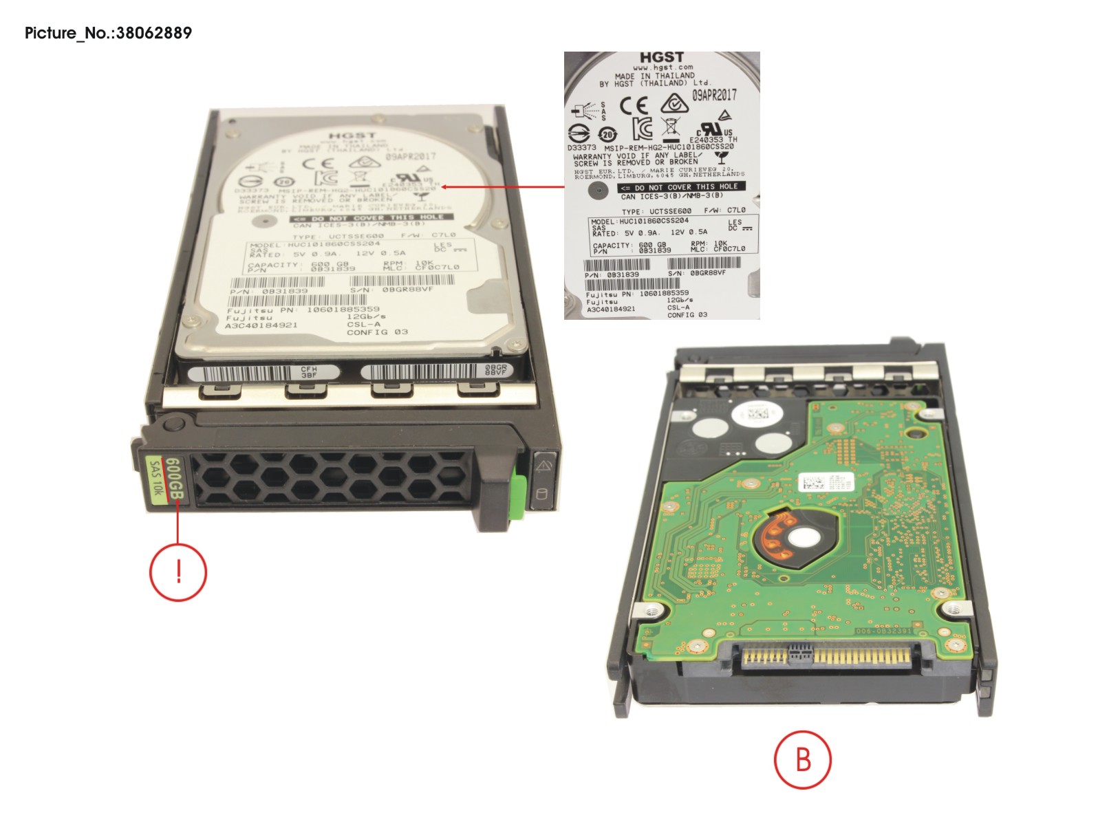 HD SAS 12G 600GB 10K 512N HOT PL 2.5 EP