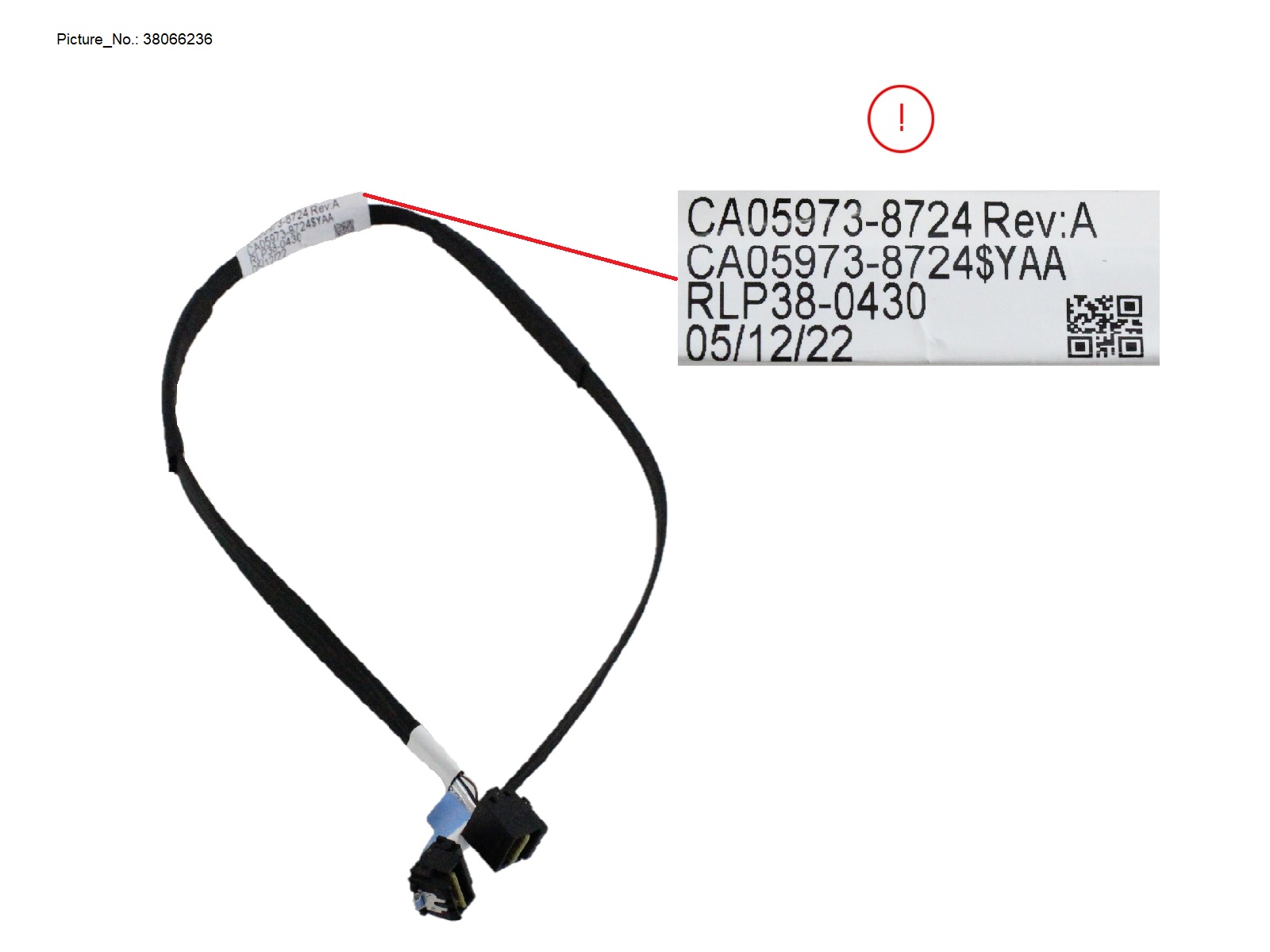 CX2550 M7 ONBOARD SATA CABLE