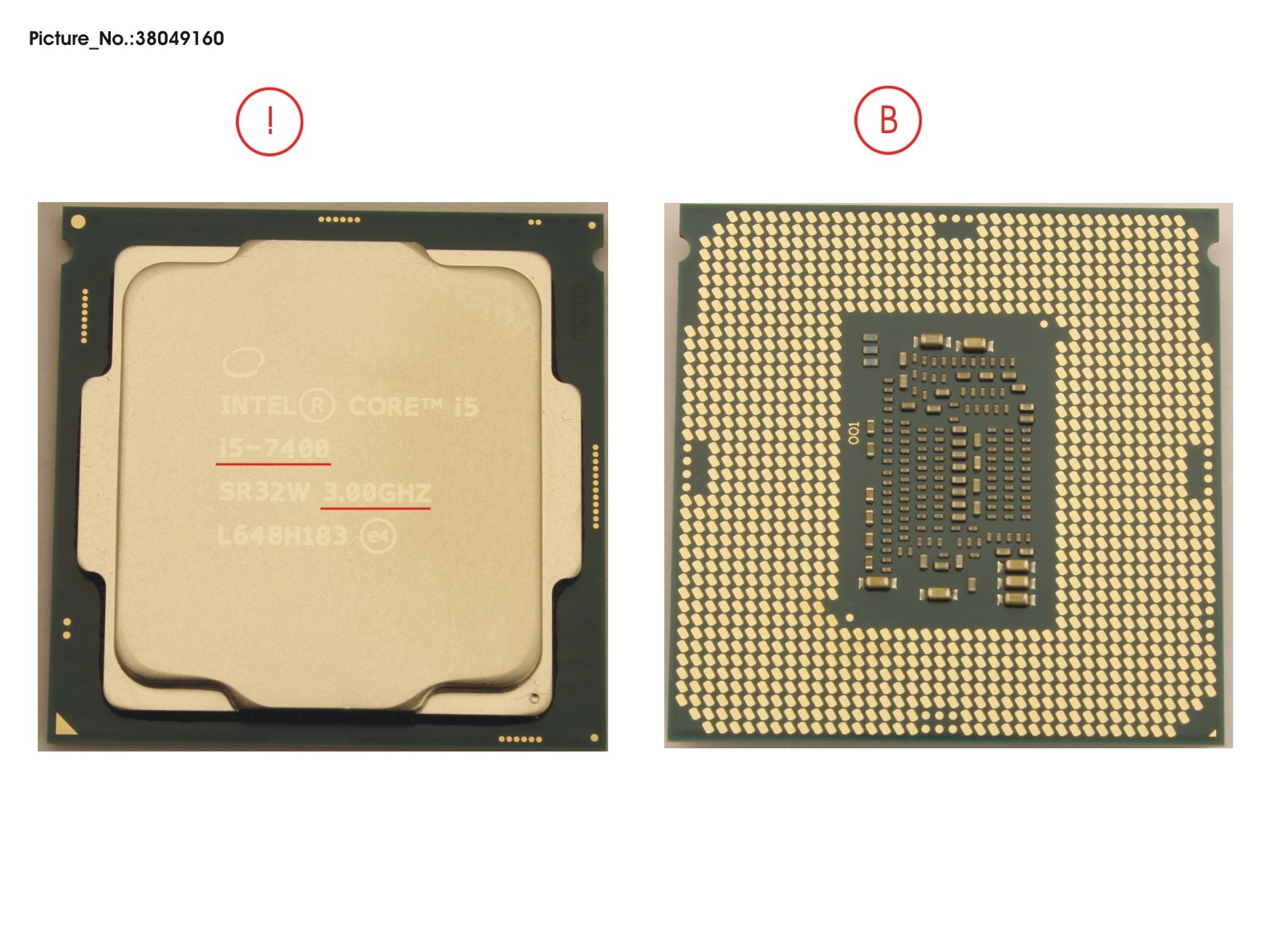 CPU CORE I5-7400 3.0GHZ 65W